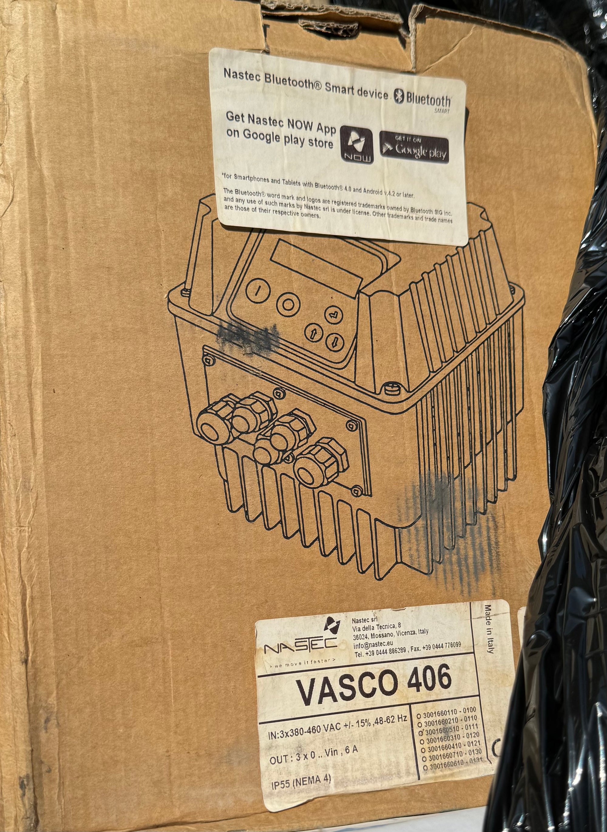 Nastec Vasco V406 Inverter Pump Controller 400v 2.2kw 3001660510 #4557