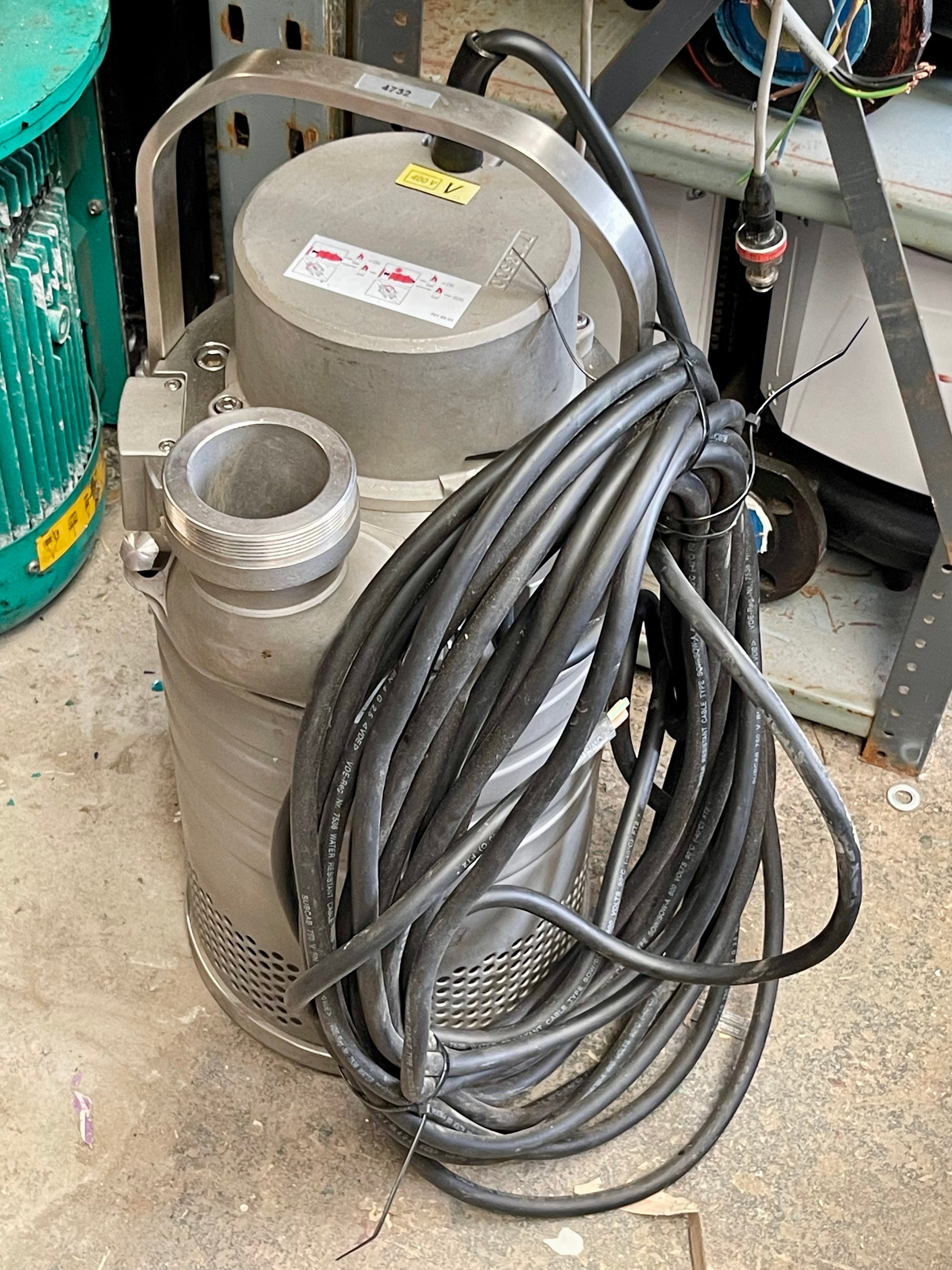 Grindex Major H Inox 8116.390 Pump DN80 3" 6.3kW #4732