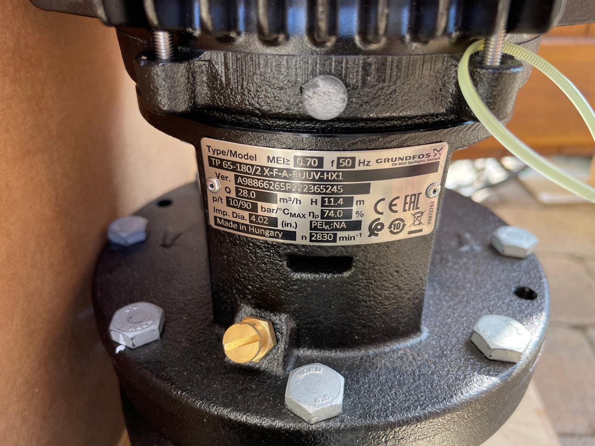 Grundfos TP 65-180/2 X F A RUUV HX1 Circulator Pump 1.5kw 415v 98866265 #3789 VAT