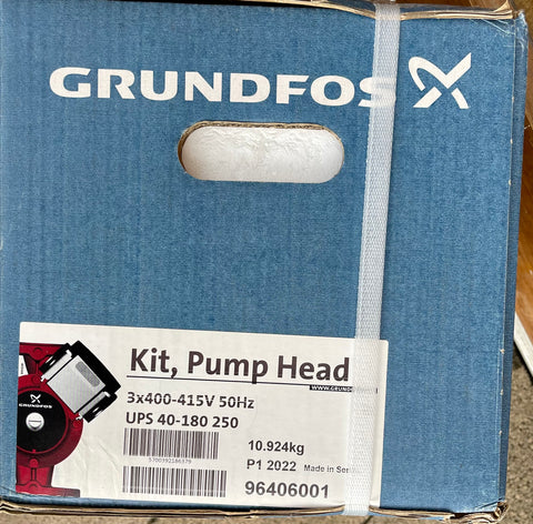Grundfos UPS 40-180 250 Pump Circulator Replacement Head 415v 96406001 #3790