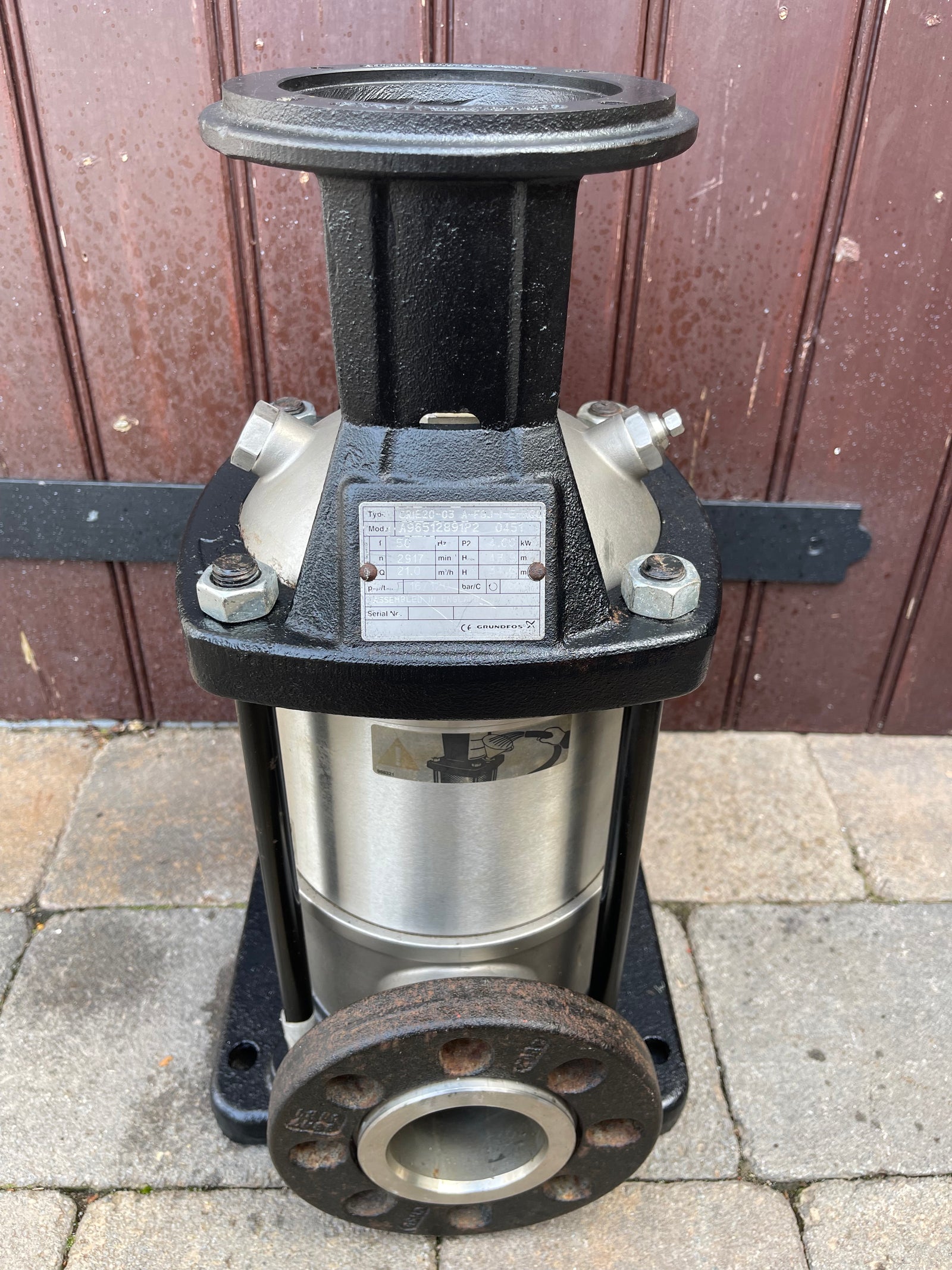 Grundfos CRI E 20-03 Vertical Multistage Pump 4kW Bareshaft 96512891 #3749