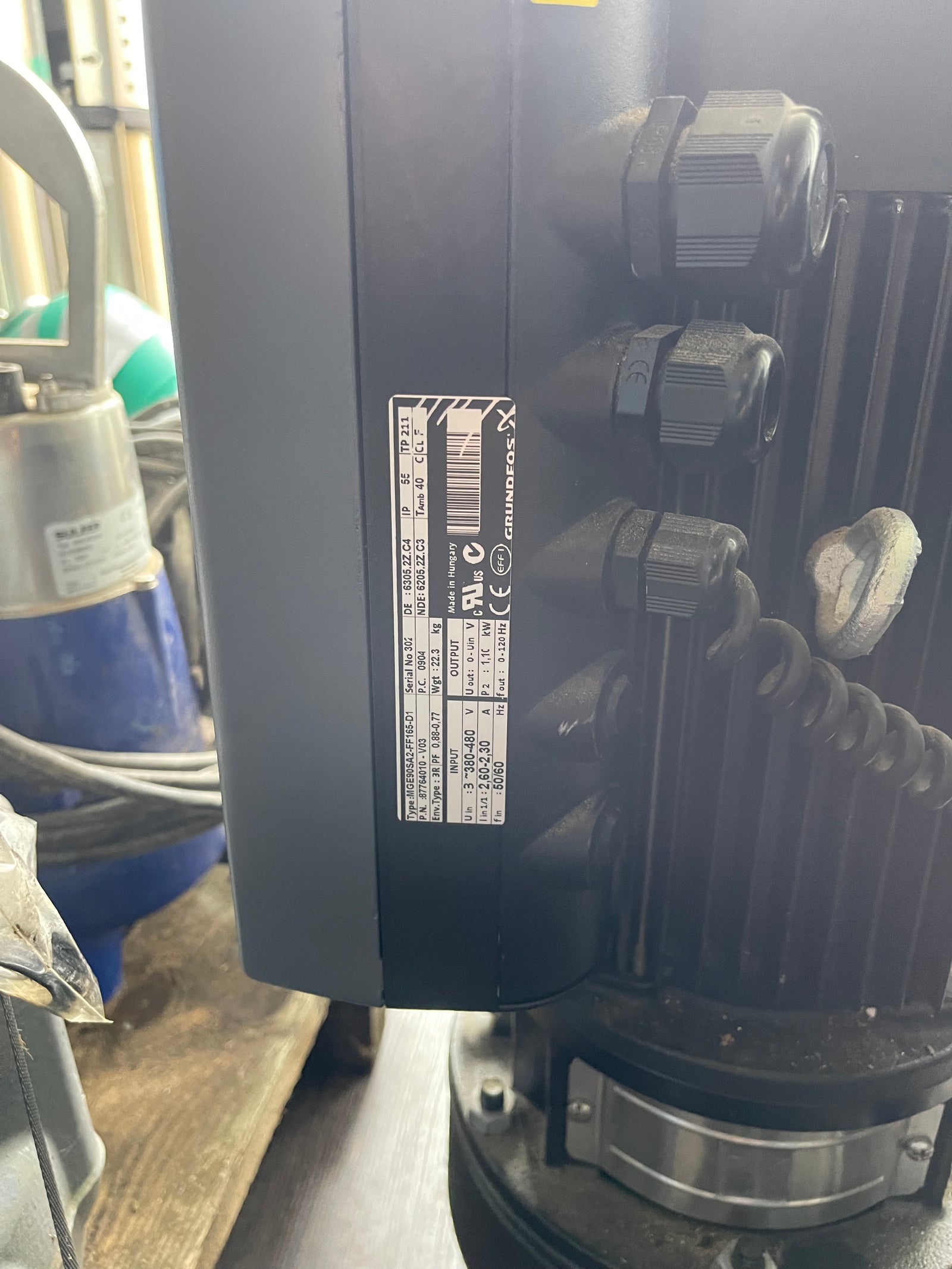 Grundfos TPED 50-160/2 Circulator Pump 415V 96276156 #3802