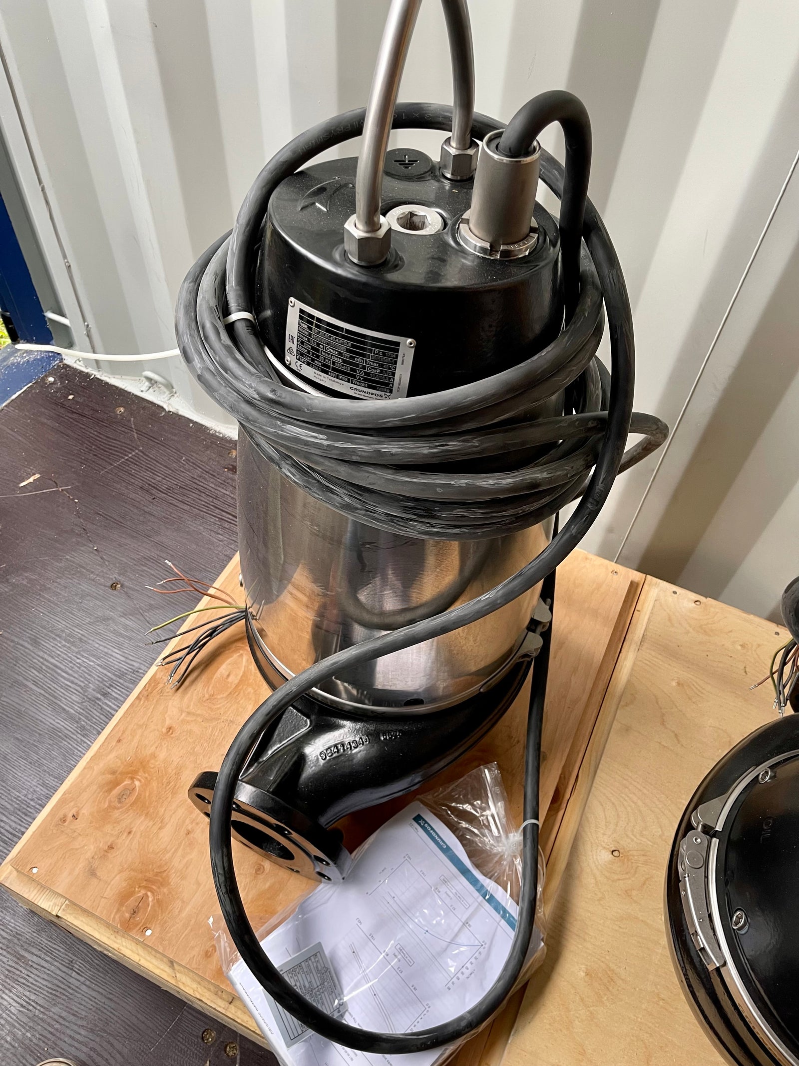 Grundfos SE1.80.80.40.4.51D.B 96047597 4kW 415v Submersible Waste Pump Dn80 #3820