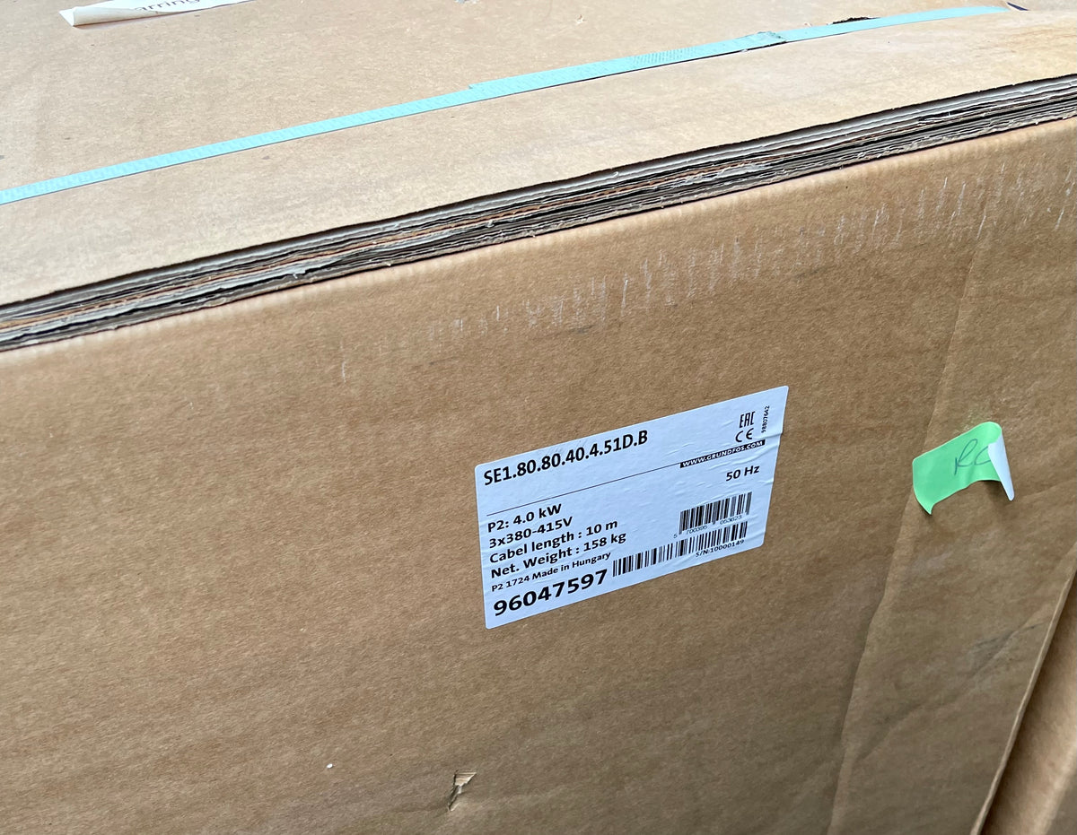 Grundfos SE1.80.80.40.4.51D.B 96047597 4kW 415v Submersible Waste Pump Dn80 #3820