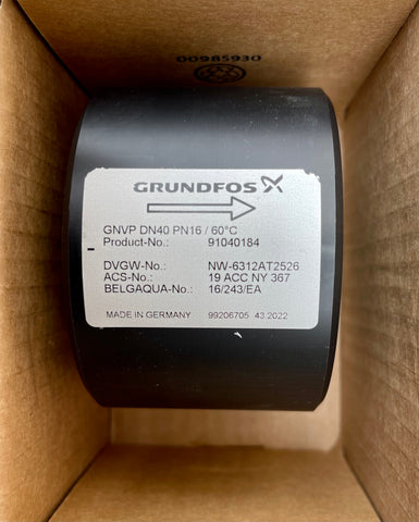 Grundfos GNVP, DN 40, 1 1/2", Wafer Check non-return valve 91040184 #3834