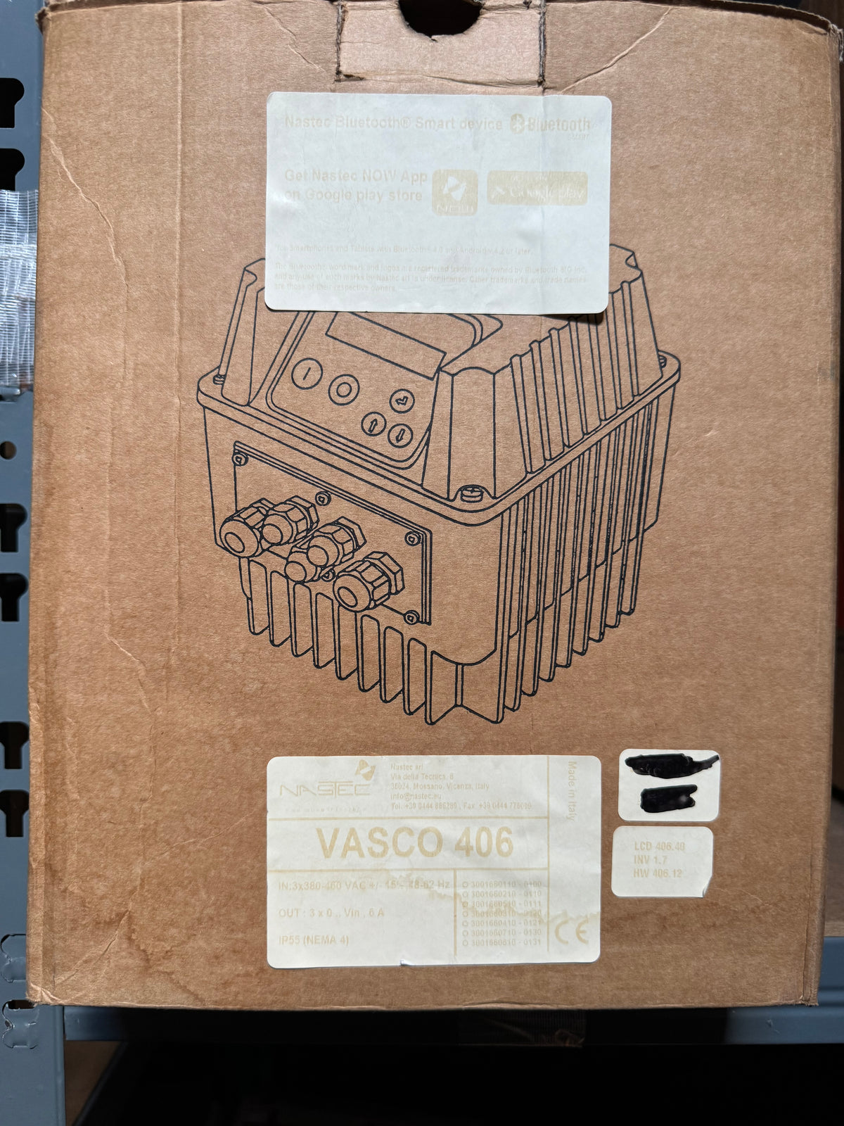 Nastec Vasco V406 Inverter Pump Controller 400v 2.2kw 3001660510 #4557