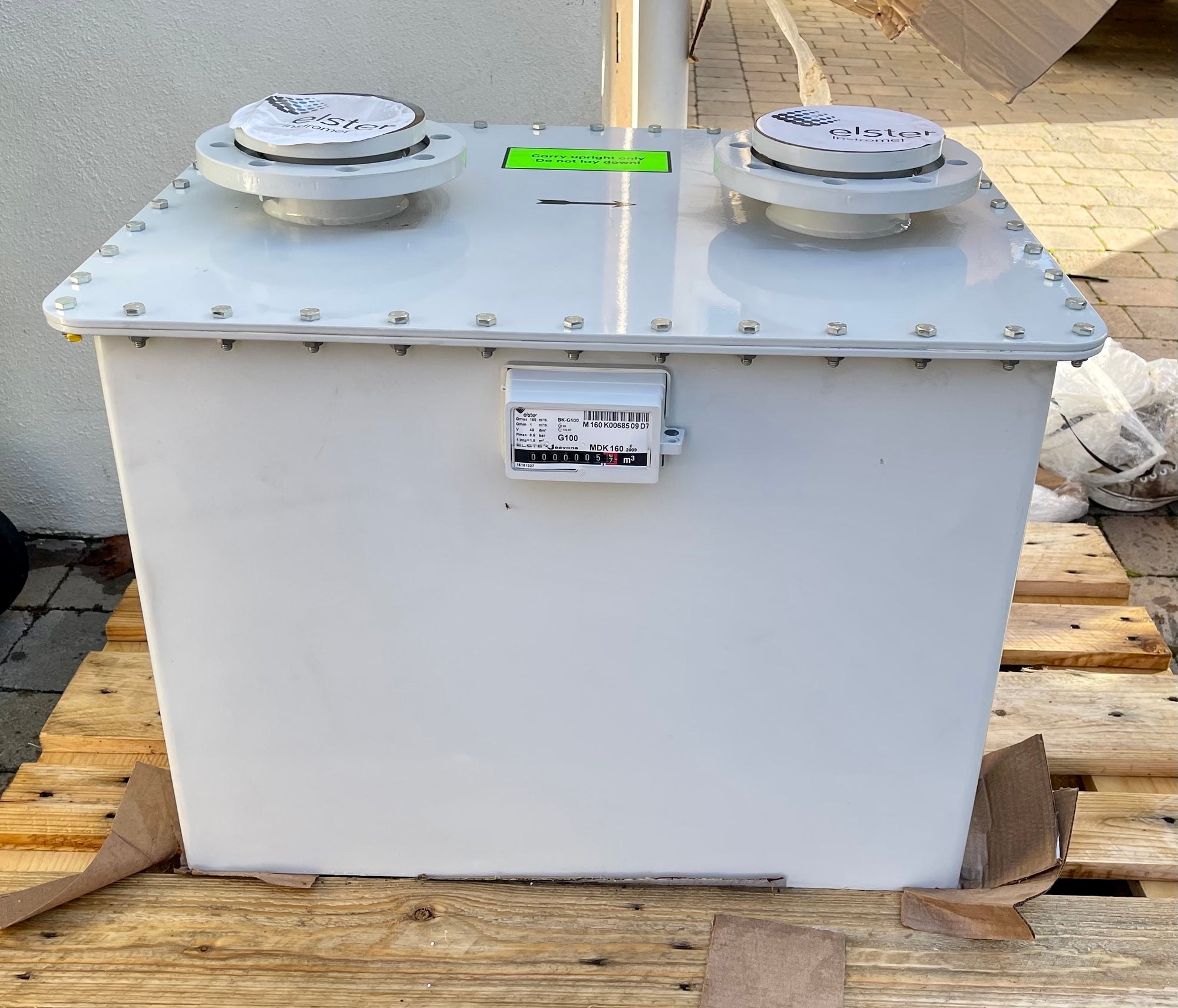 Elster Honeywell BK G100 U160 Gas Meter DN100 #3485