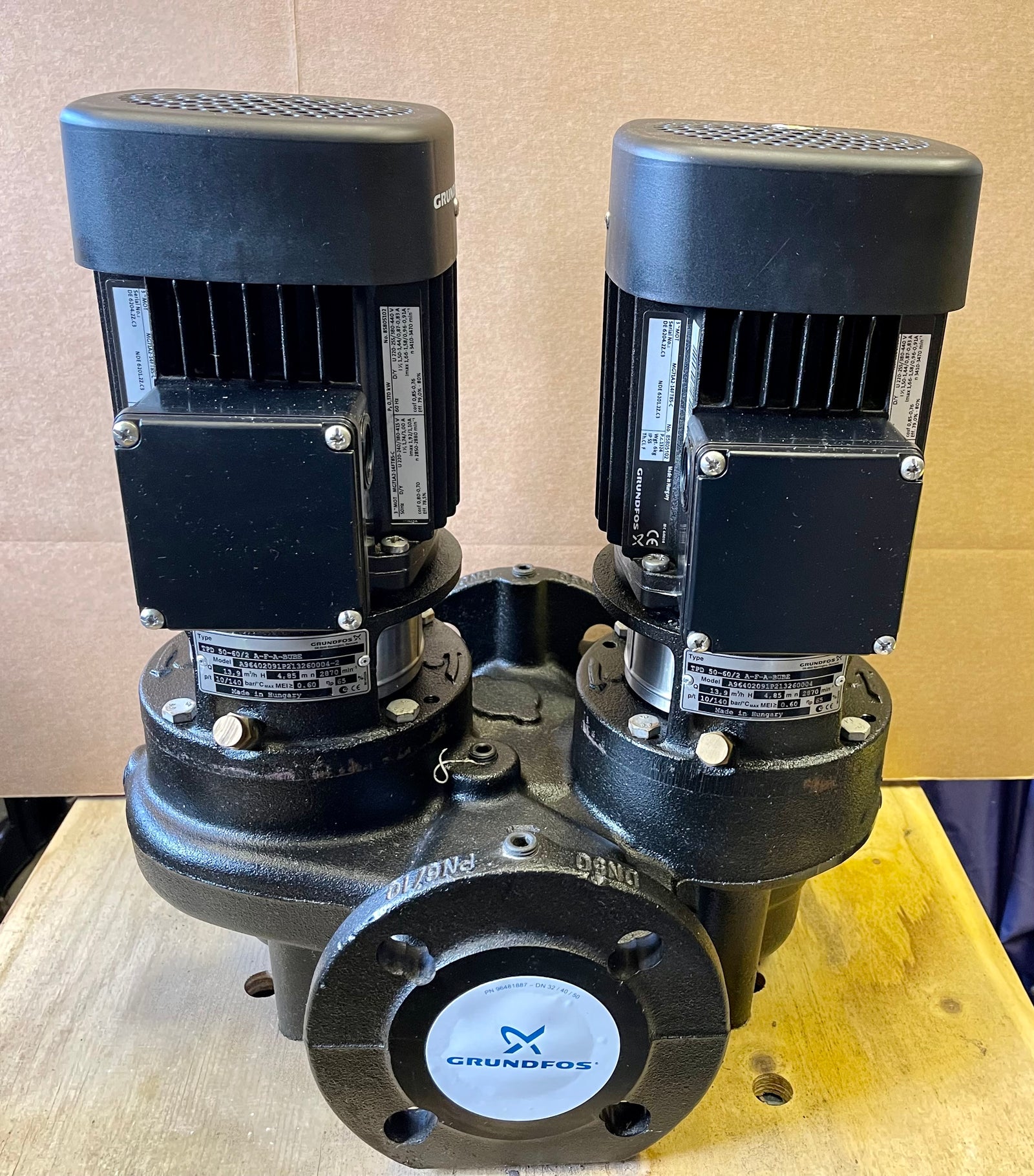 Grundfos TPD 50-60/2 A-F-A BUBE In Line Pump 415v 96402091 #3866