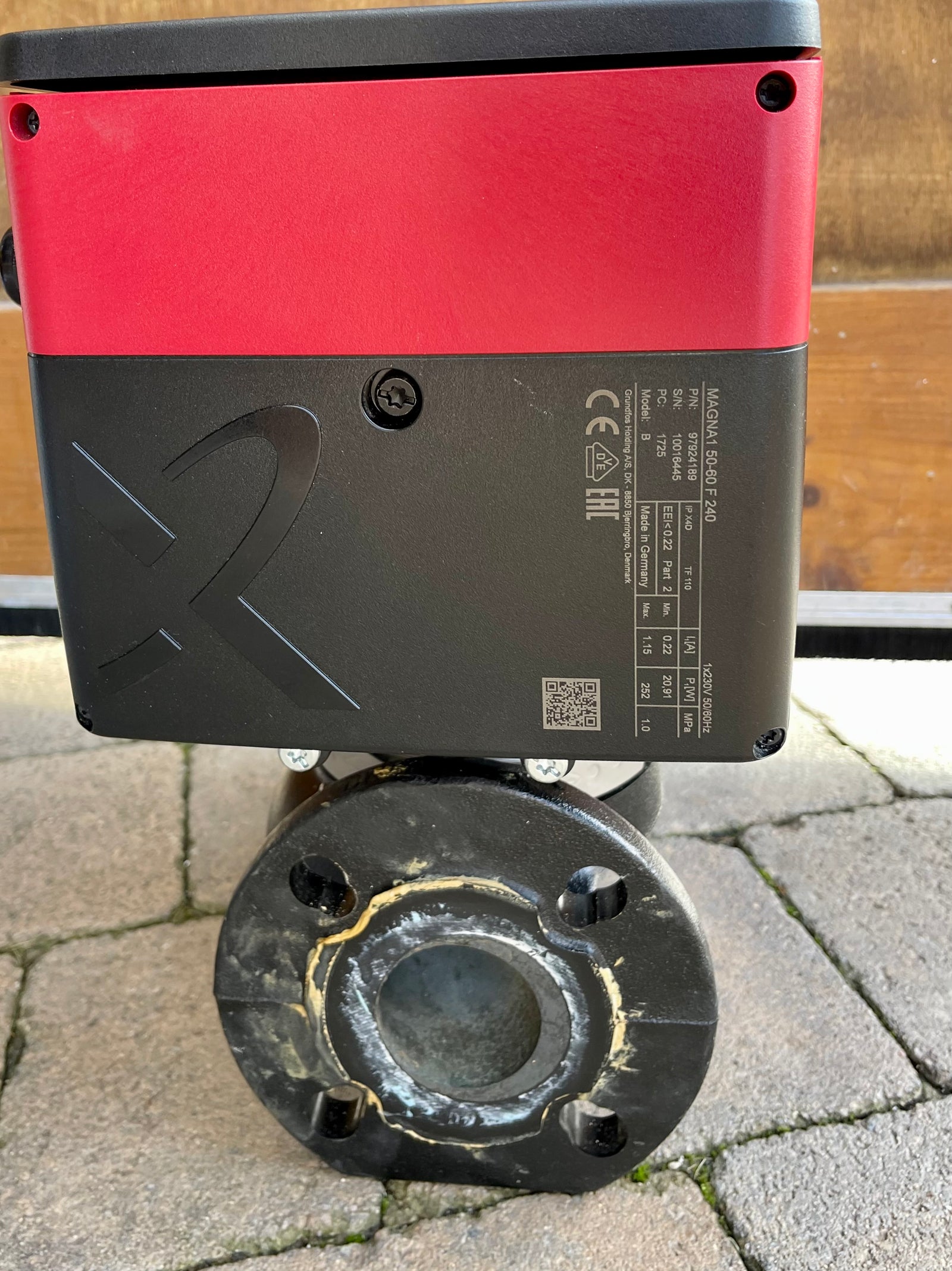 Grundfos Magna1 50-60f Variable Speed Circulator Pump 240V (97924189) #3887 USED