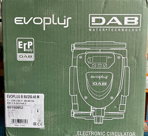 DAB EVOPLUS B 80/250.40 M 240V Circulator Pump 60150952 DN40 #3906