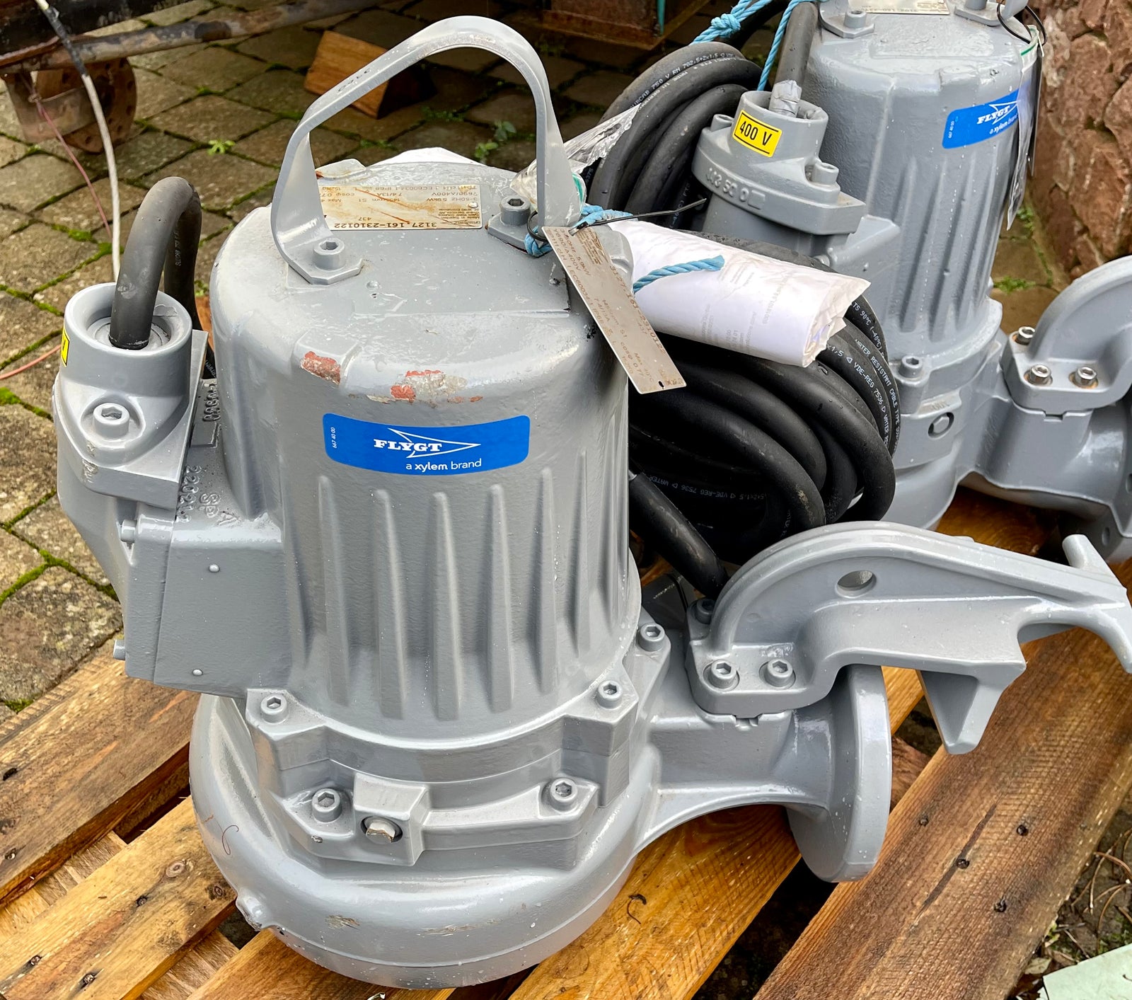 Flygt NP 3127.161 MT 437 5.9kw submersible waste water pump DN100 #3960