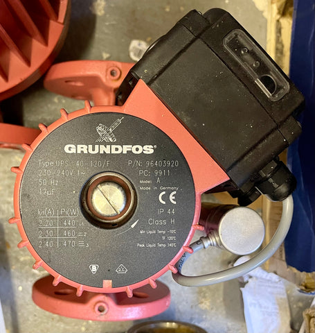 Grundfos UPS 40-120 f single head circulator pump 240v 96403920 #3972