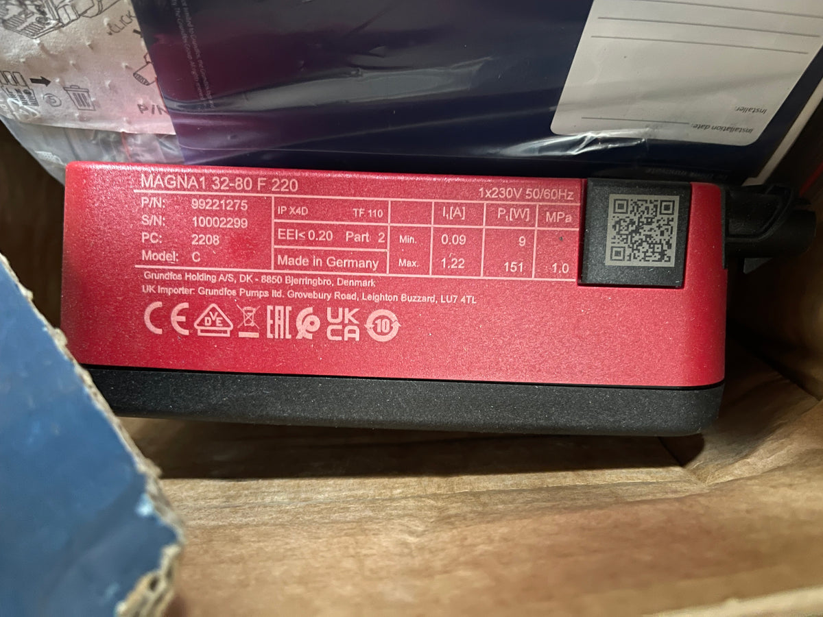 Grundfos Magna1 32-80 F 220 Circulator Pump 99221275 #3985