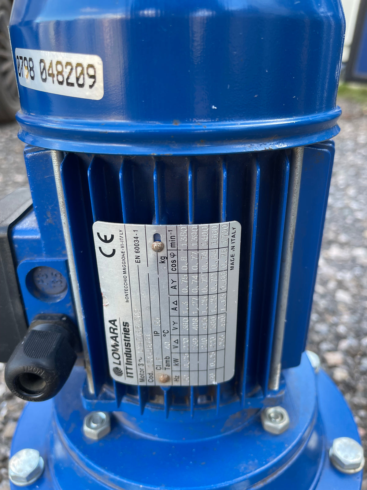 Lowara FCE4 40-160/02 0.25kw 320mm Pump 415v Centrifugal In Line 102245040 #3997