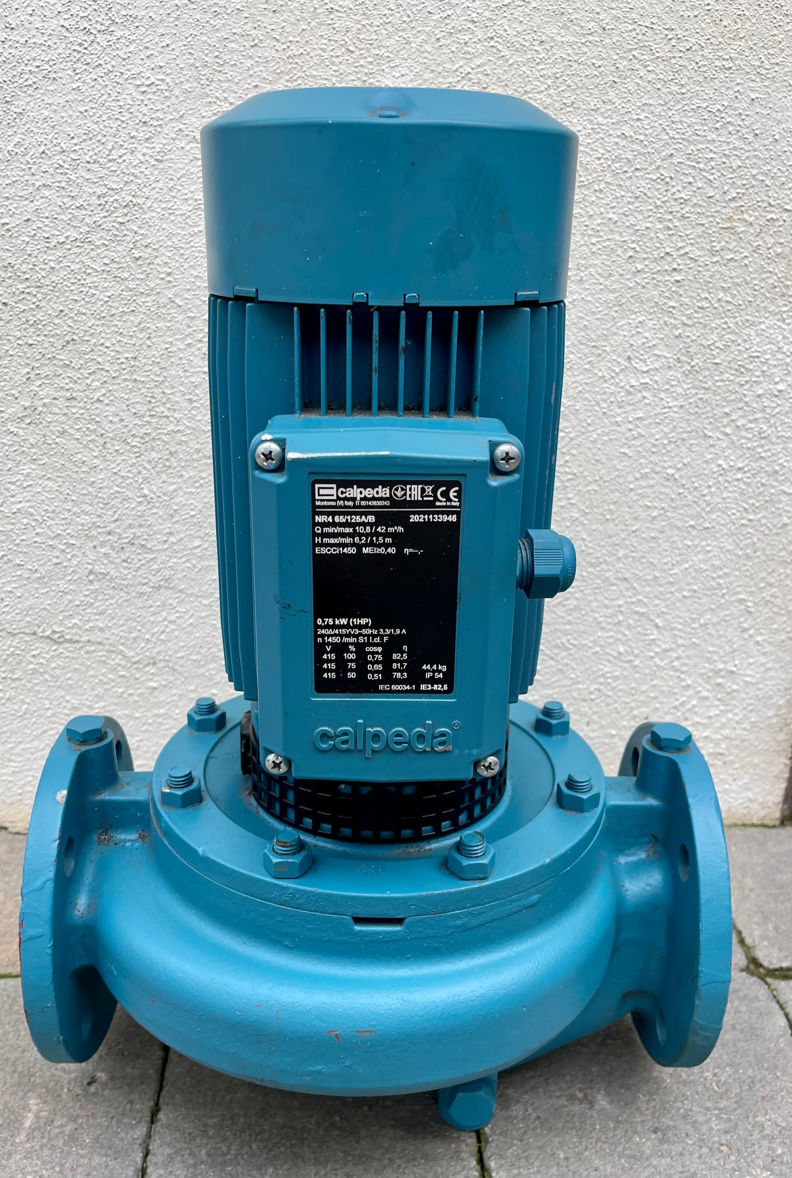 Calpeda NR4 65/125A Circulator Pump DN65 415v 0.75kW 70MB1122000 #4006