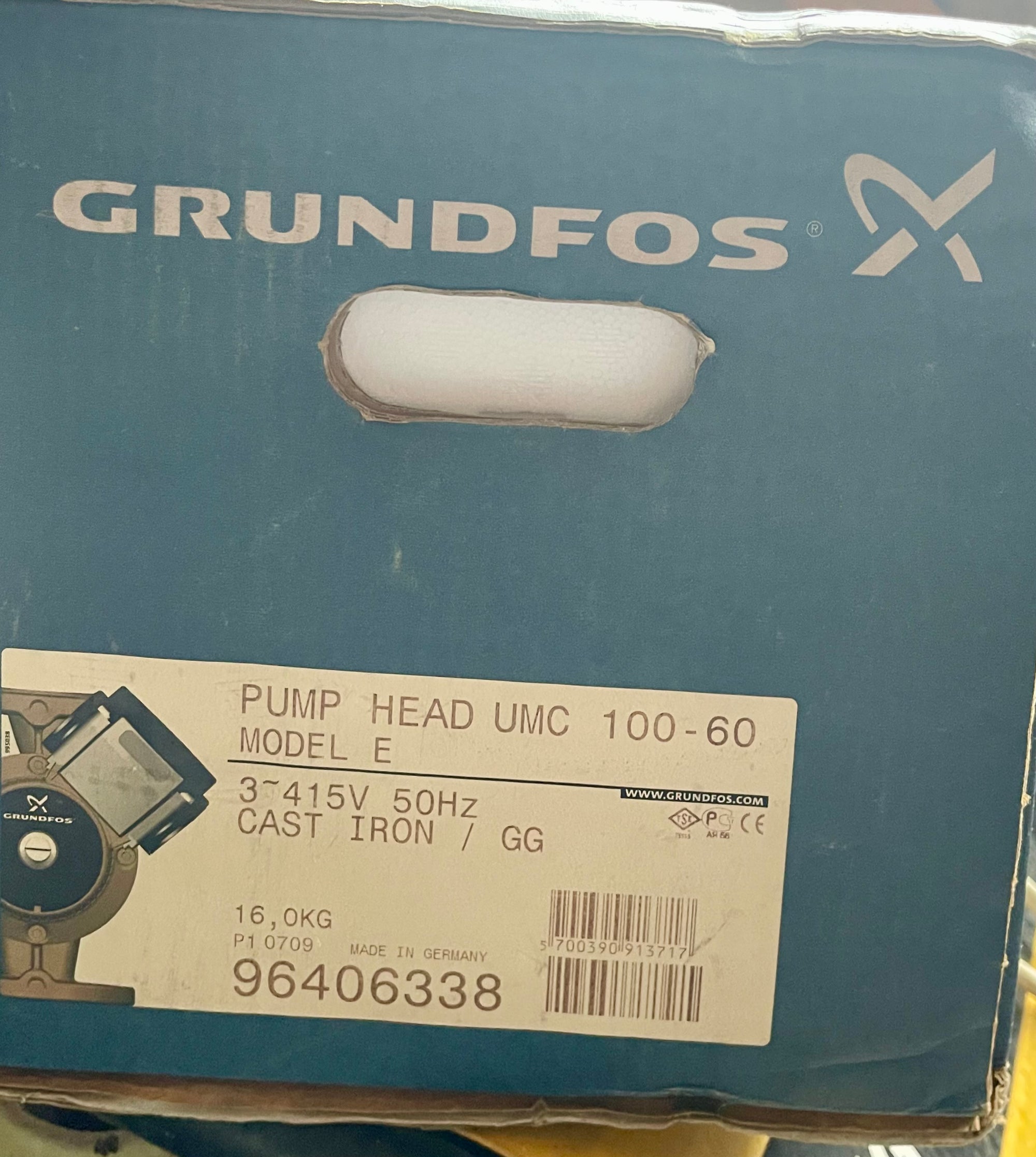 Grundfos Pump Head UMC/D 100-60 415v 96406338 #4028
