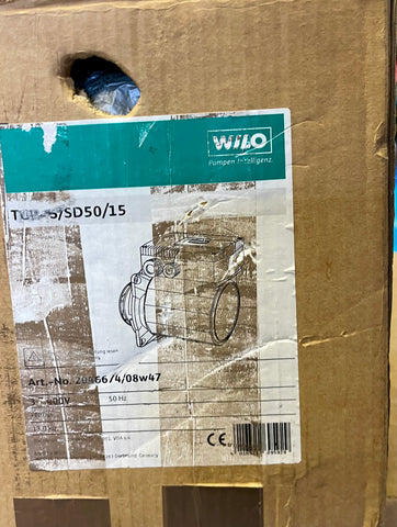 Wilo Pump Replacement Head Top-S/SD 50/15 RMOT 2046674 400v #4022