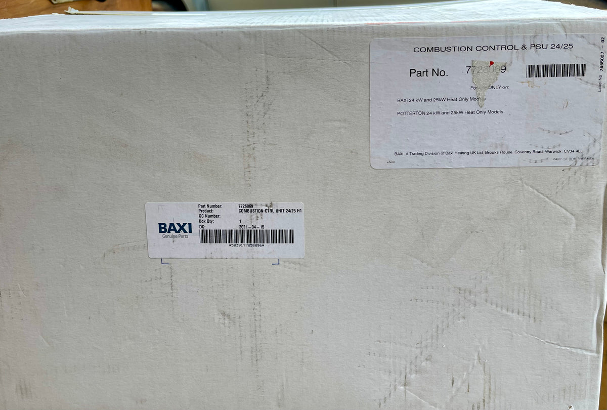 7726069 Baxi COMBUSTION CTRL UNIT 24/25 HT #4042