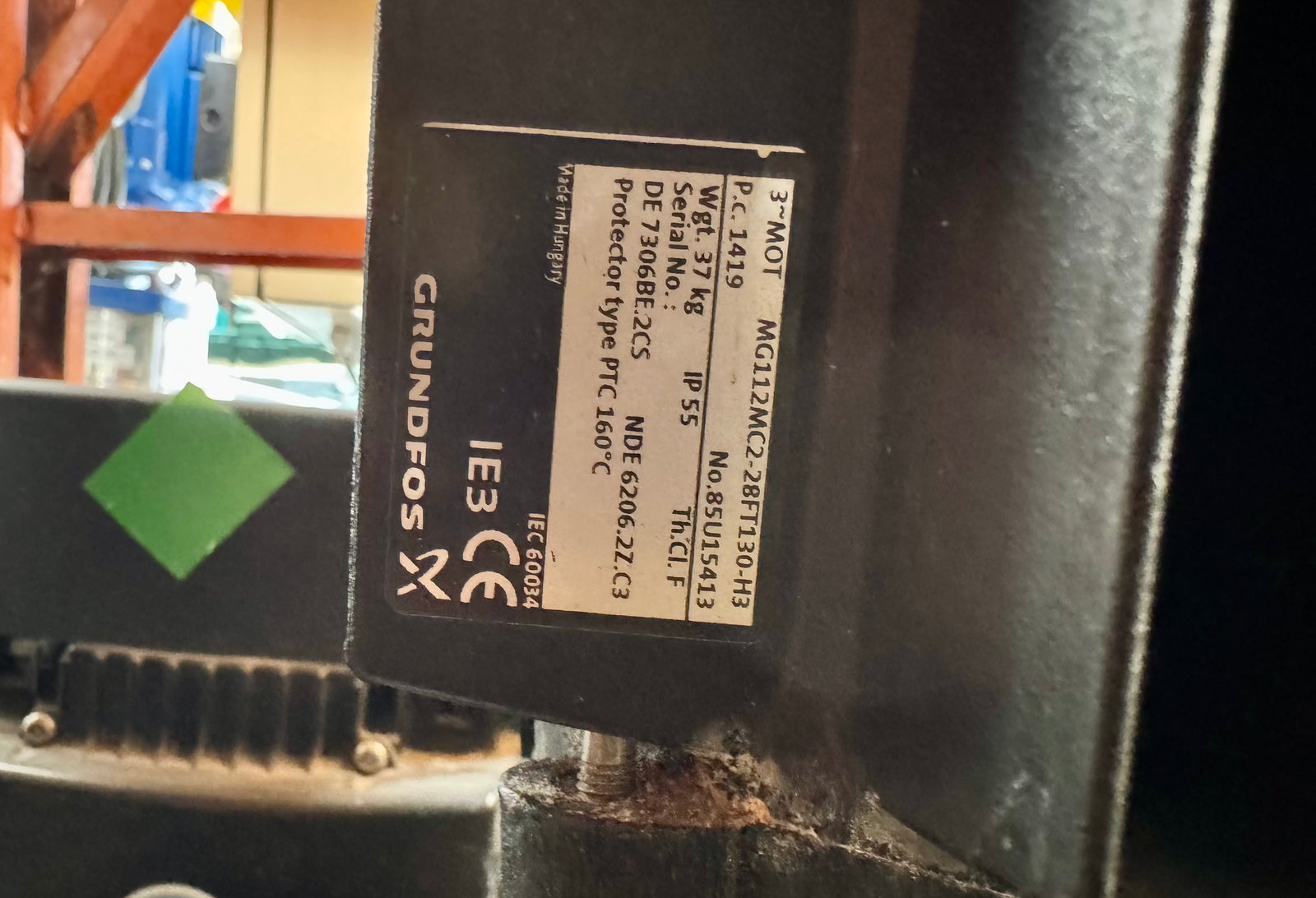 Grundfos CRN 5-24 X P G V HQQV 98663872 4kW 415v Vertical Multistage Pump #4364 Used