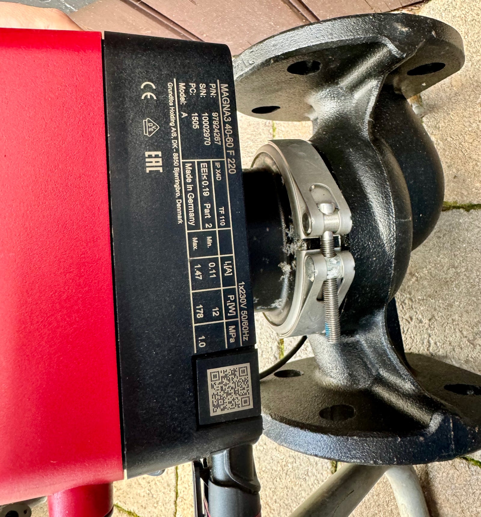 Grundfos Magna3 40-60 F (220) 97924267 Variable Speed Circulator Pump #4064