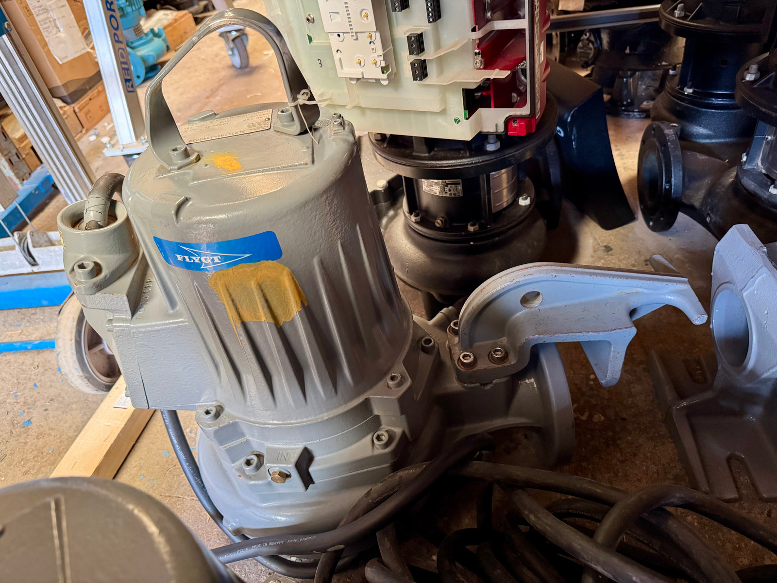 Flygt NP 3127.191 MT 437 5.9kw submersible waste water pump EX DN100 #4746