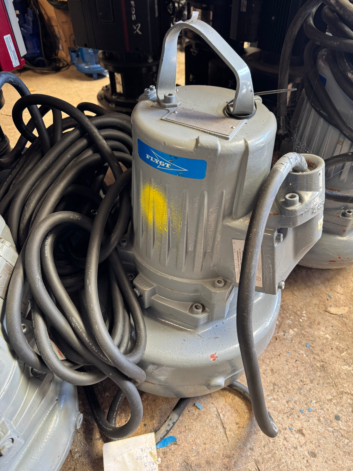 Flygt NP 3127.190 LT 425 4.7kw submersible waste water pump EX DN150 #4744