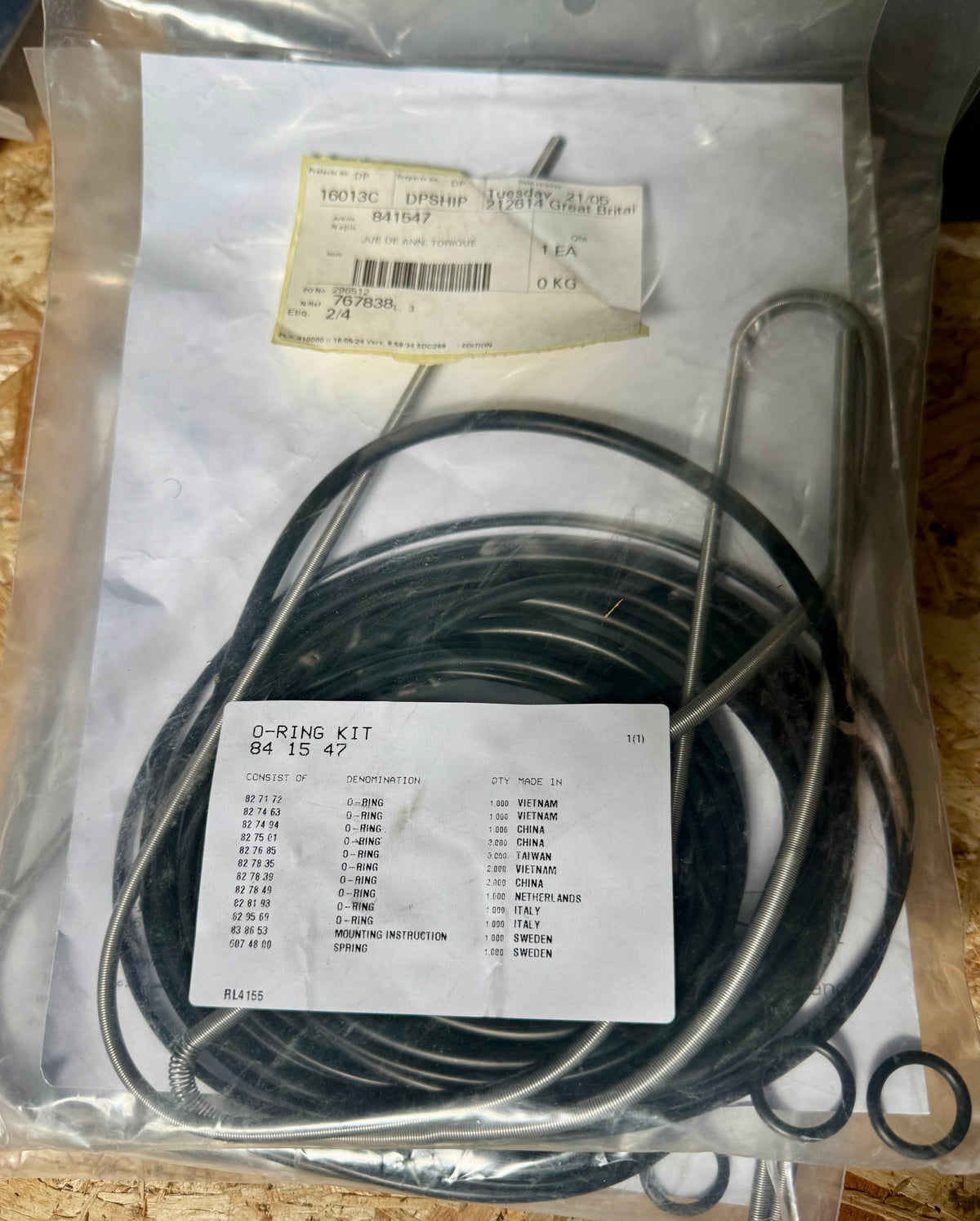 Flygt 3153 819 50 30 & 84 15 47 Plug In Shaft Seal & O Ring Kit  #4773