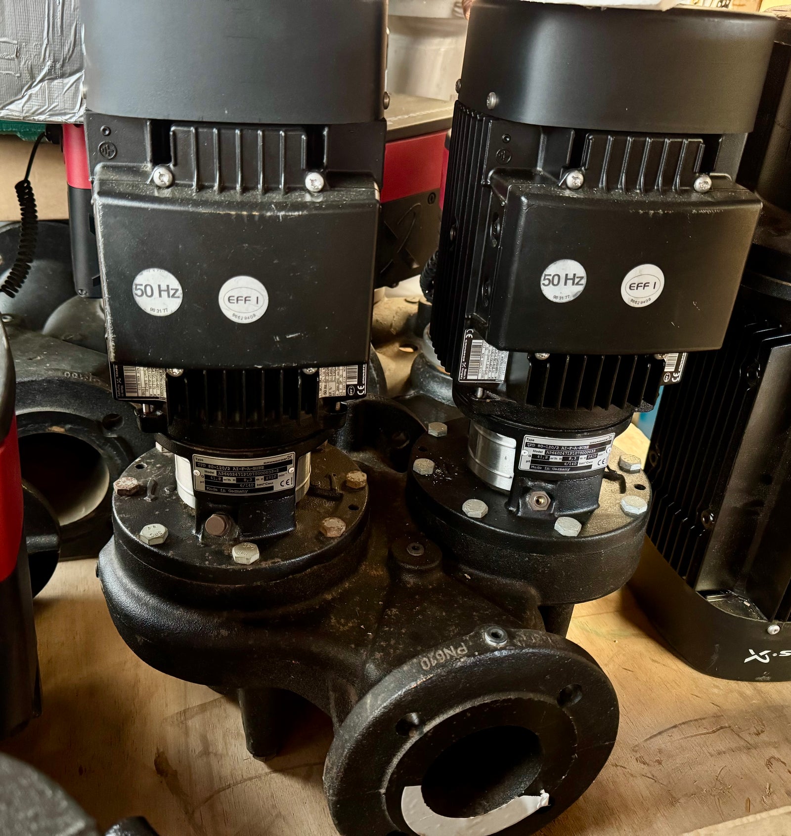 Grundfos TPD 80-120/2 AI-F-A-BUBE Pump Heating Circulator 415v 96402471 #4783