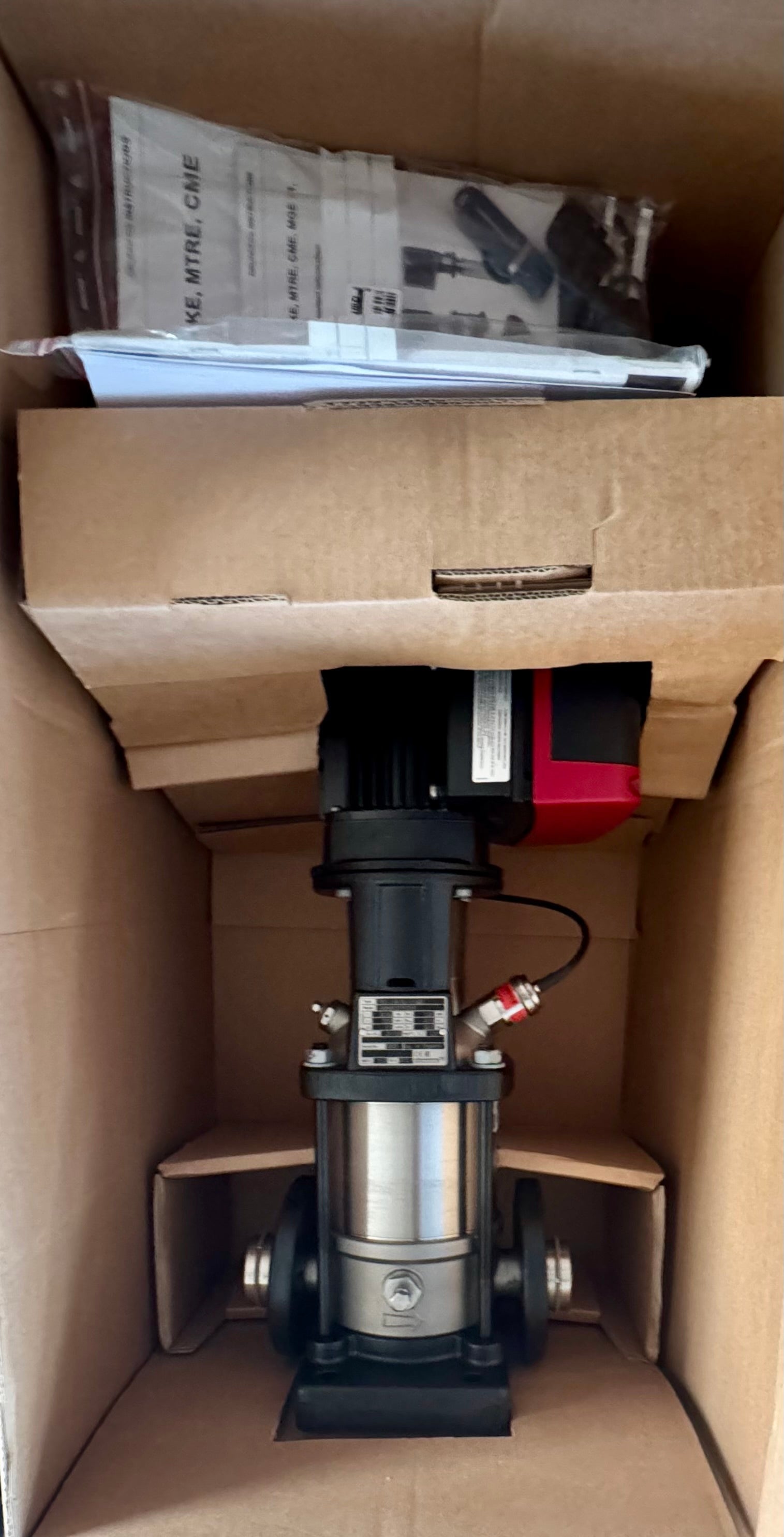 Grundfos CRIE 5-5 AN FGJ I E HQQE 1.5kw 240v Vertical Multistage Pump 98886351 #3008 VAT