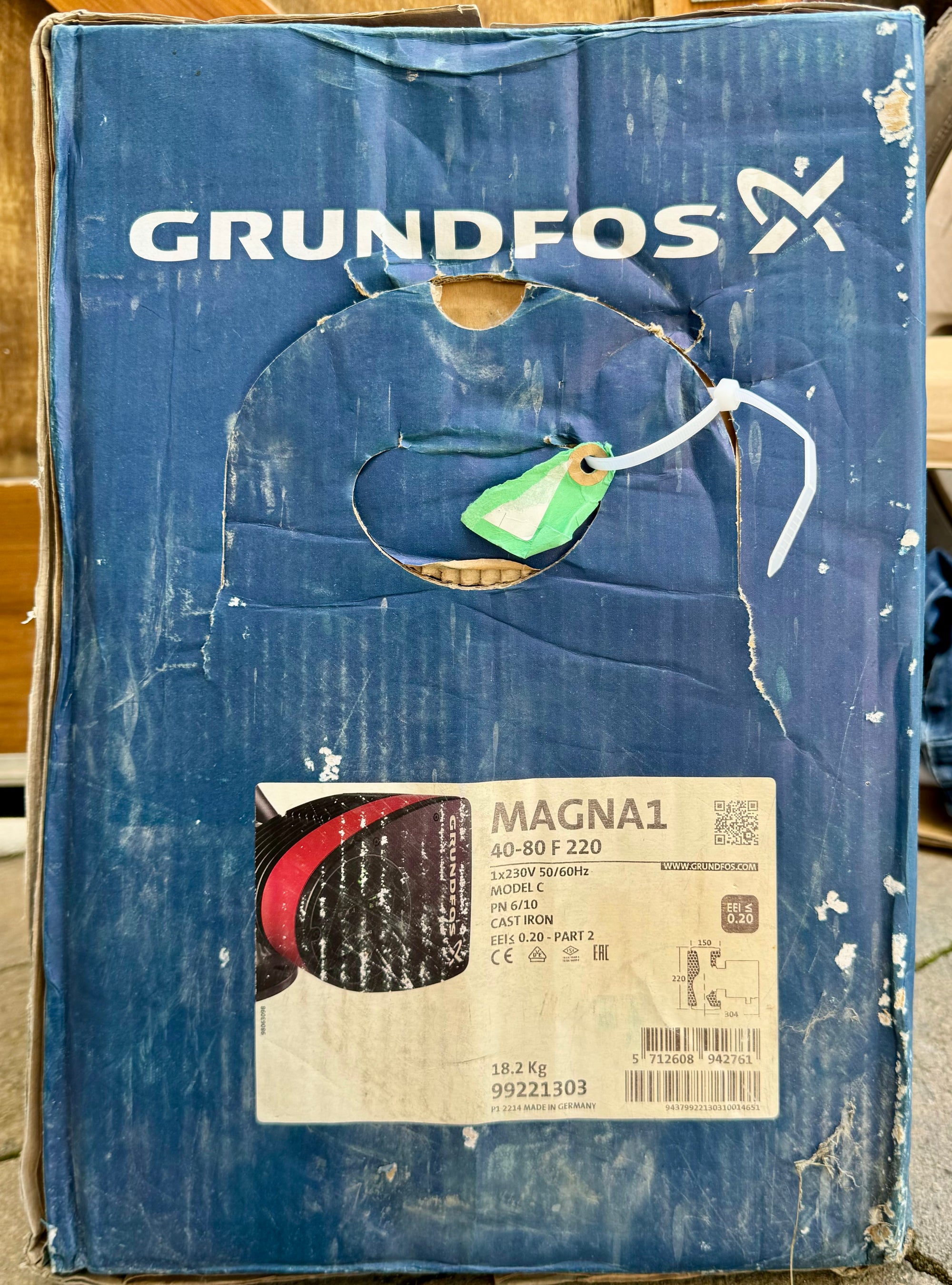 Grundfos Magna1 40-80 F 220 Pump Circulator 240v 99221303 #4073