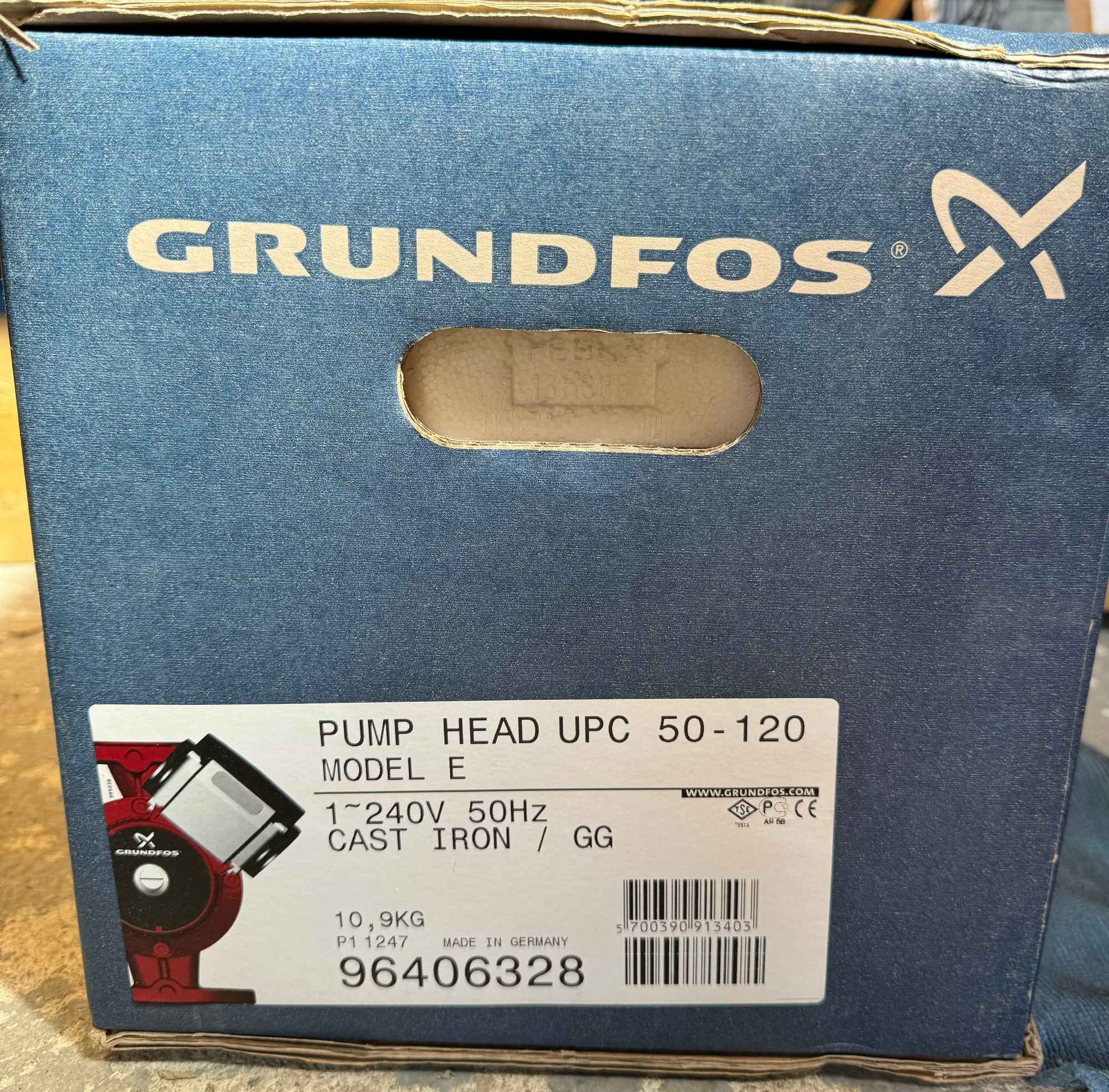 Grundfos Replacement Pump Head UPC UPCD 50-120 240v 96406328 #4078