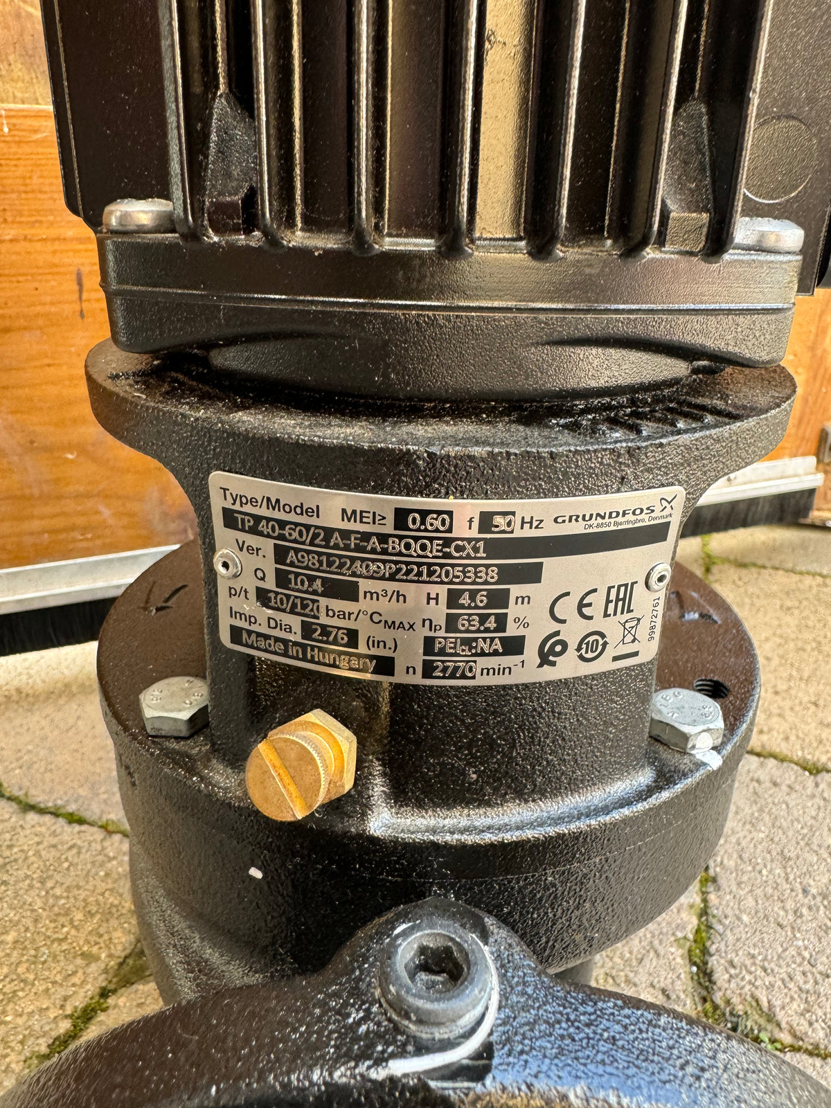 Grundfos TP 40-60/2 A F A BQQE 415V Circulator Pump 91822409 DN40 #4087