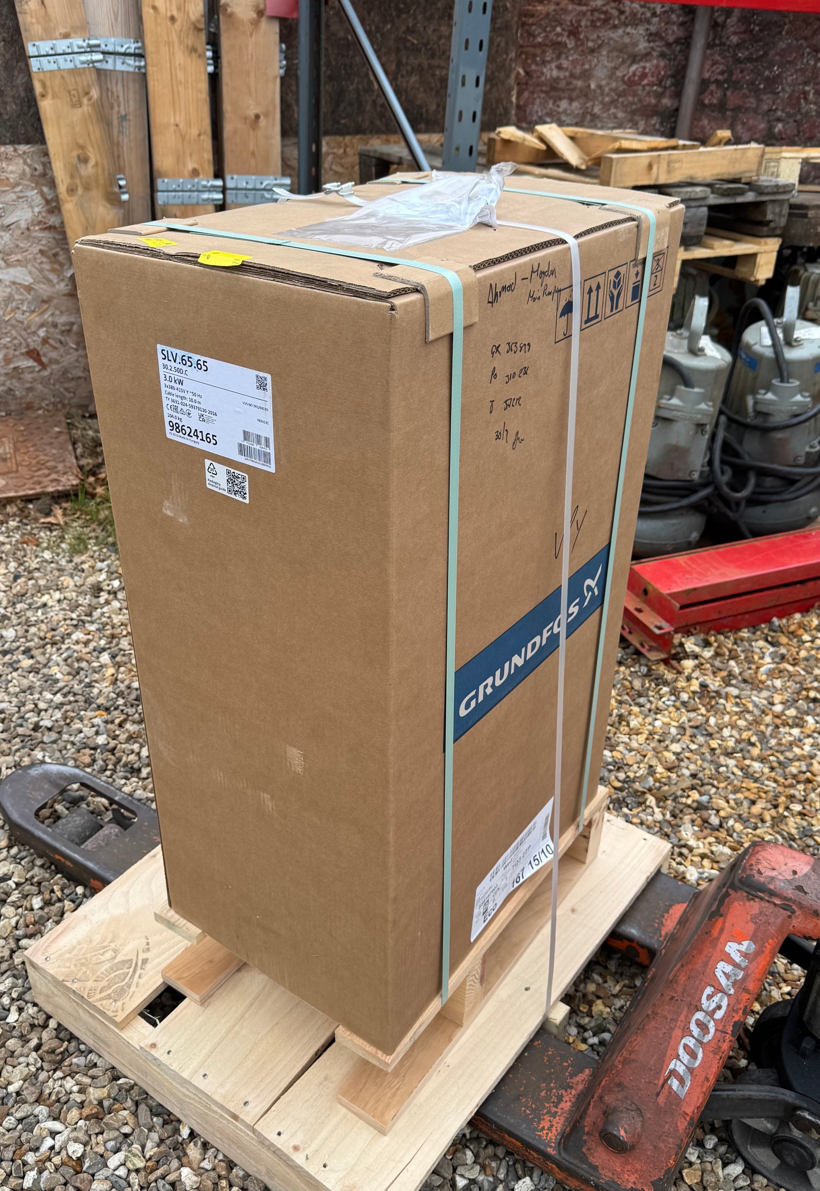 Grundfos SLV 65.65.30.2.50D.C 3kW 415v Submersible Waste Pump Dn65 98624165 #4778