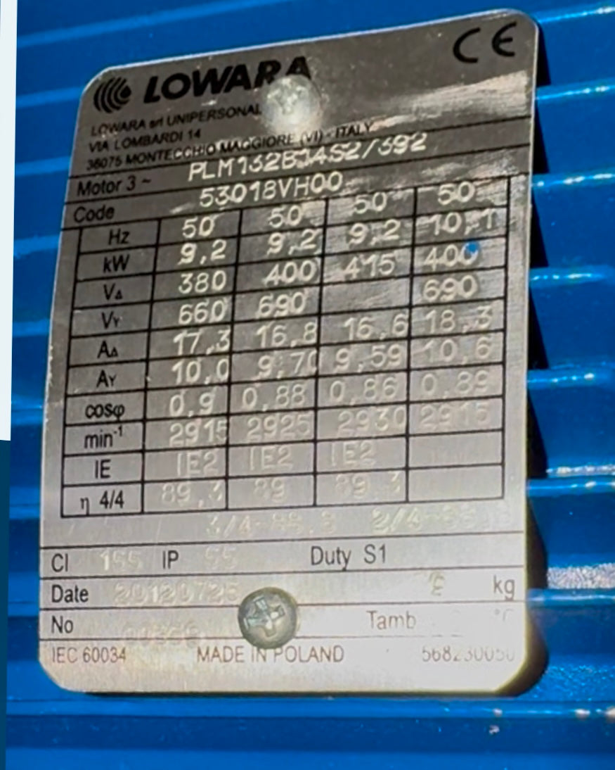 Lowara LNEE 65-200/92/P25VCS4 DN65 9.2kw Circulator Pump 101880990 #4155