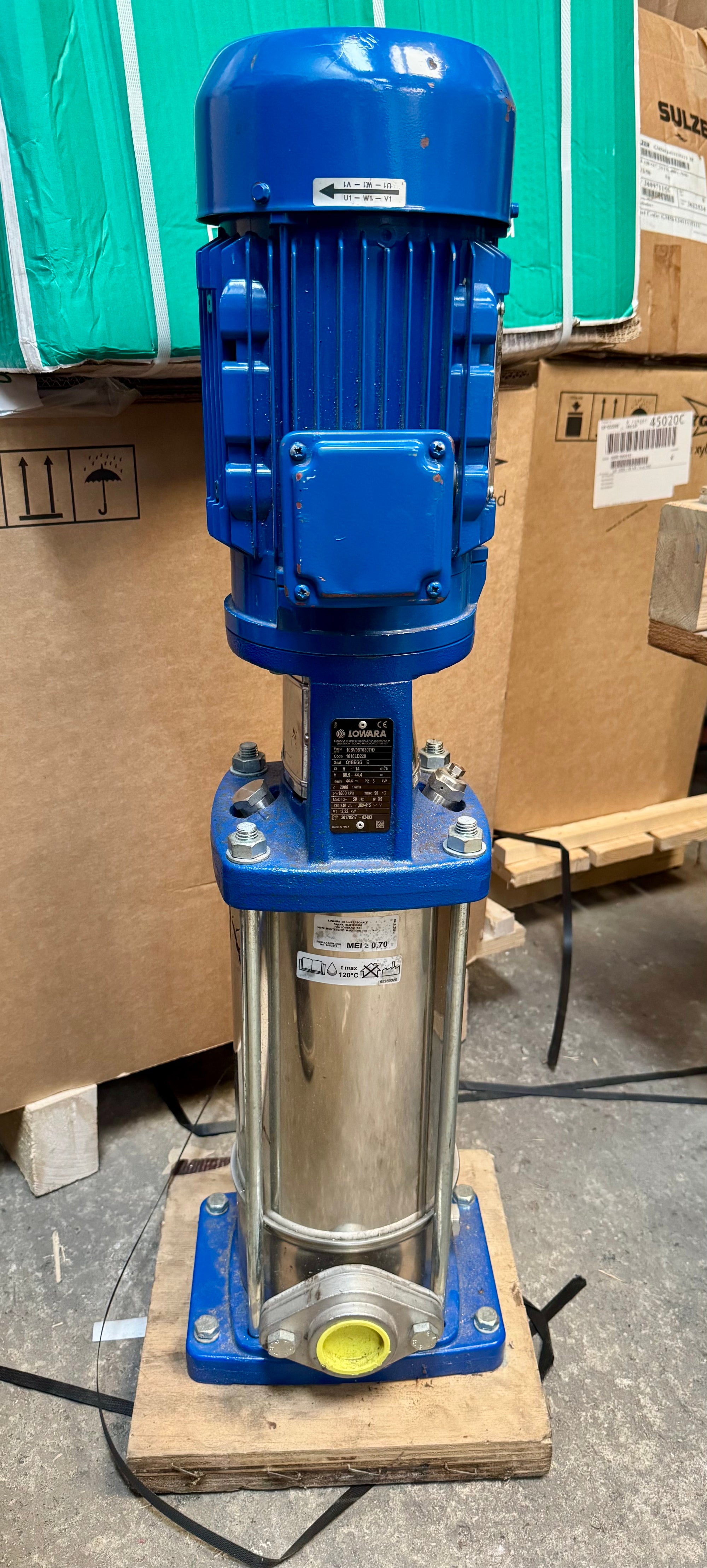 Lowara 10SV08 T030T/D Vertical Multistage Pump 3kW 1016LD220 #4818