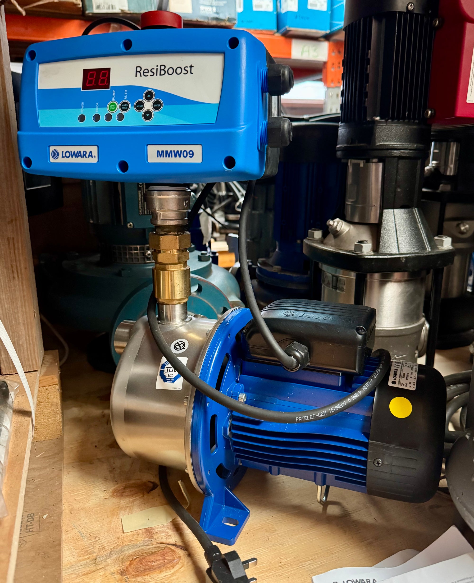 Lowara Resiboost MMW09UK/BGM5 Horizontal Multistage Pump Self Priming 0.55kW 1005602267U #4819