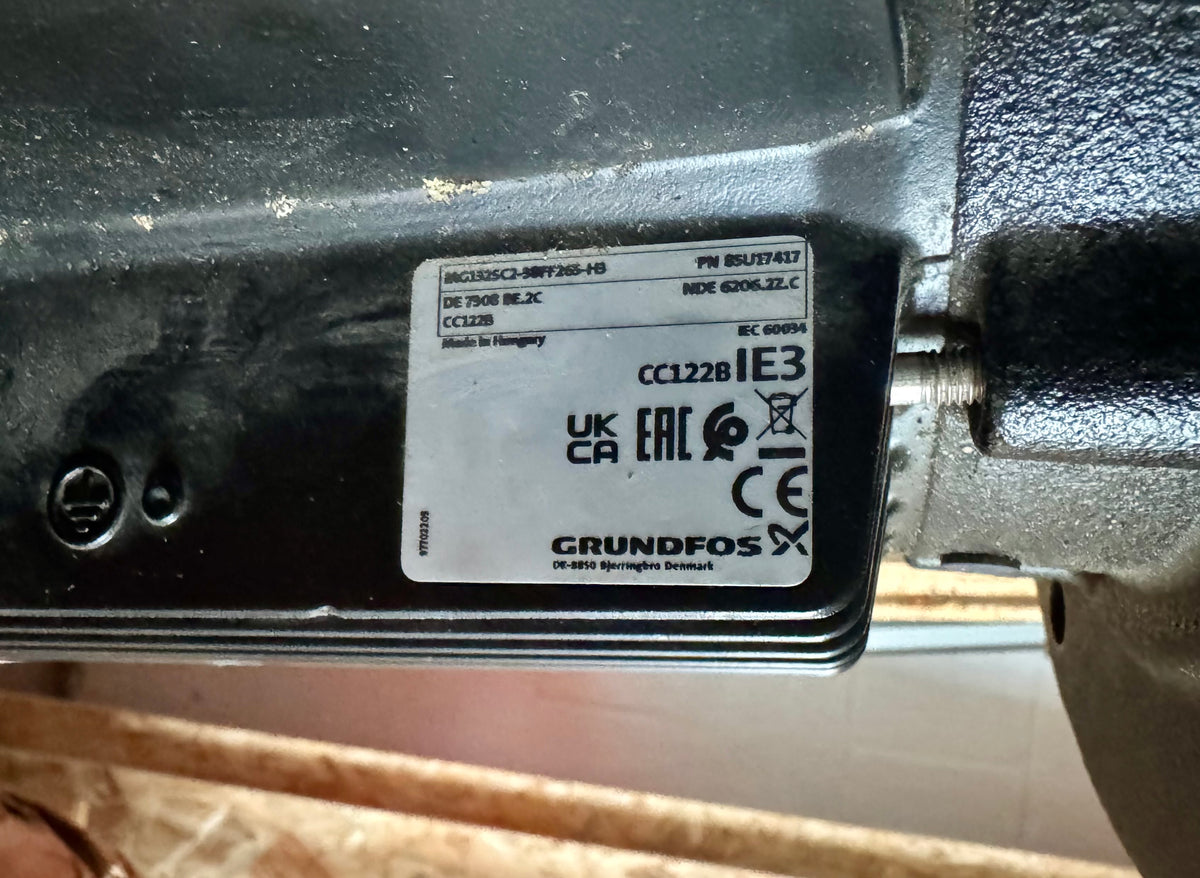 GRUNDFOS MG132SC2 38FF265 H3 5.5kW 415V 85U17417 IM V1/B5 Motor #4831