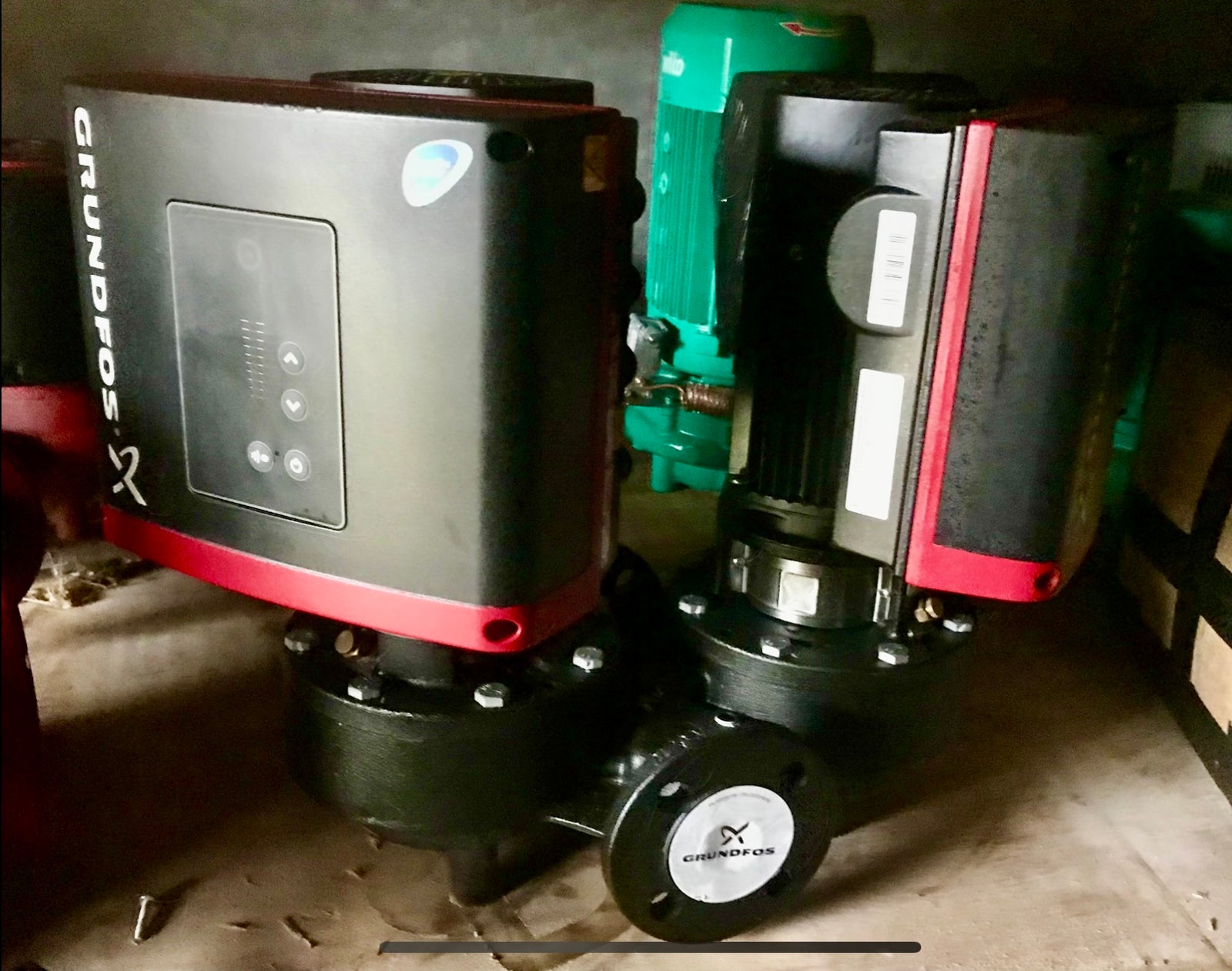 Grundfos TPED 32-230/2 A-F-A-BUBE 98512340 415V Twin head circulator pump #4001