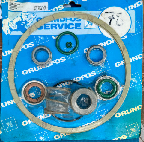 Grundfos CR 30/60 Shaft Seal kit - 98.54 38 #4127