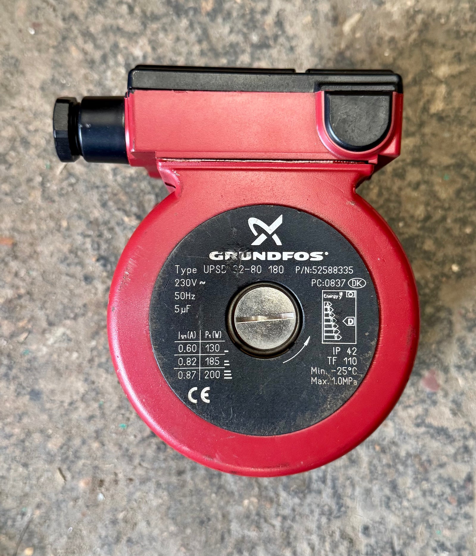 Grundfos UPS UPSD 32-80 F B 180 Circulator Pump Head 230V 52588335 #4857