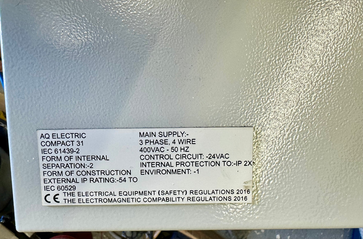 Flygt Single DOL 4.0 to 6.3A - three phase single pump control panel Compact 31 #4141