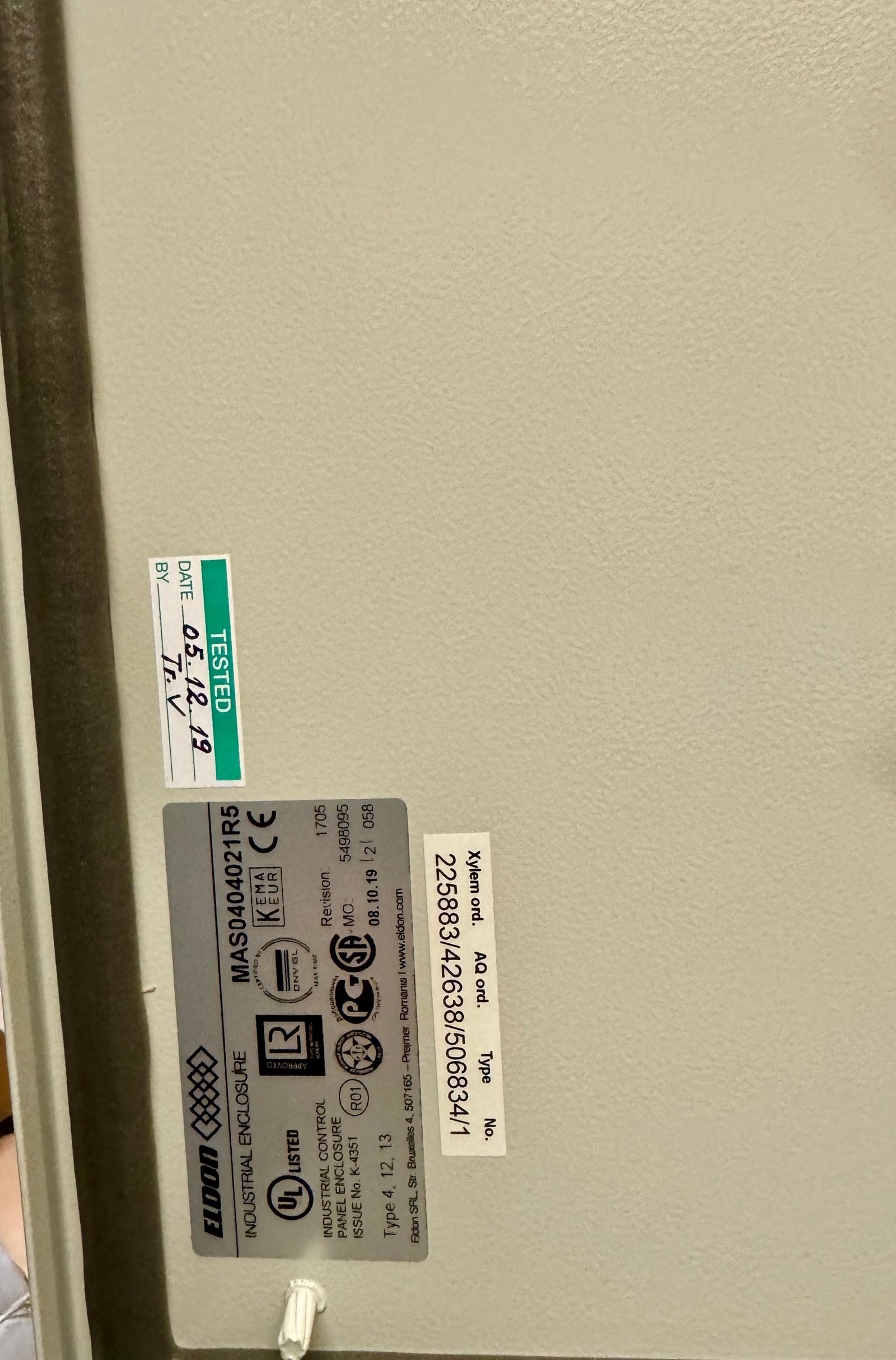 Flygt Single DOL 4.0 to 6.3A - three phase single pump control panel Compact 31 #4141