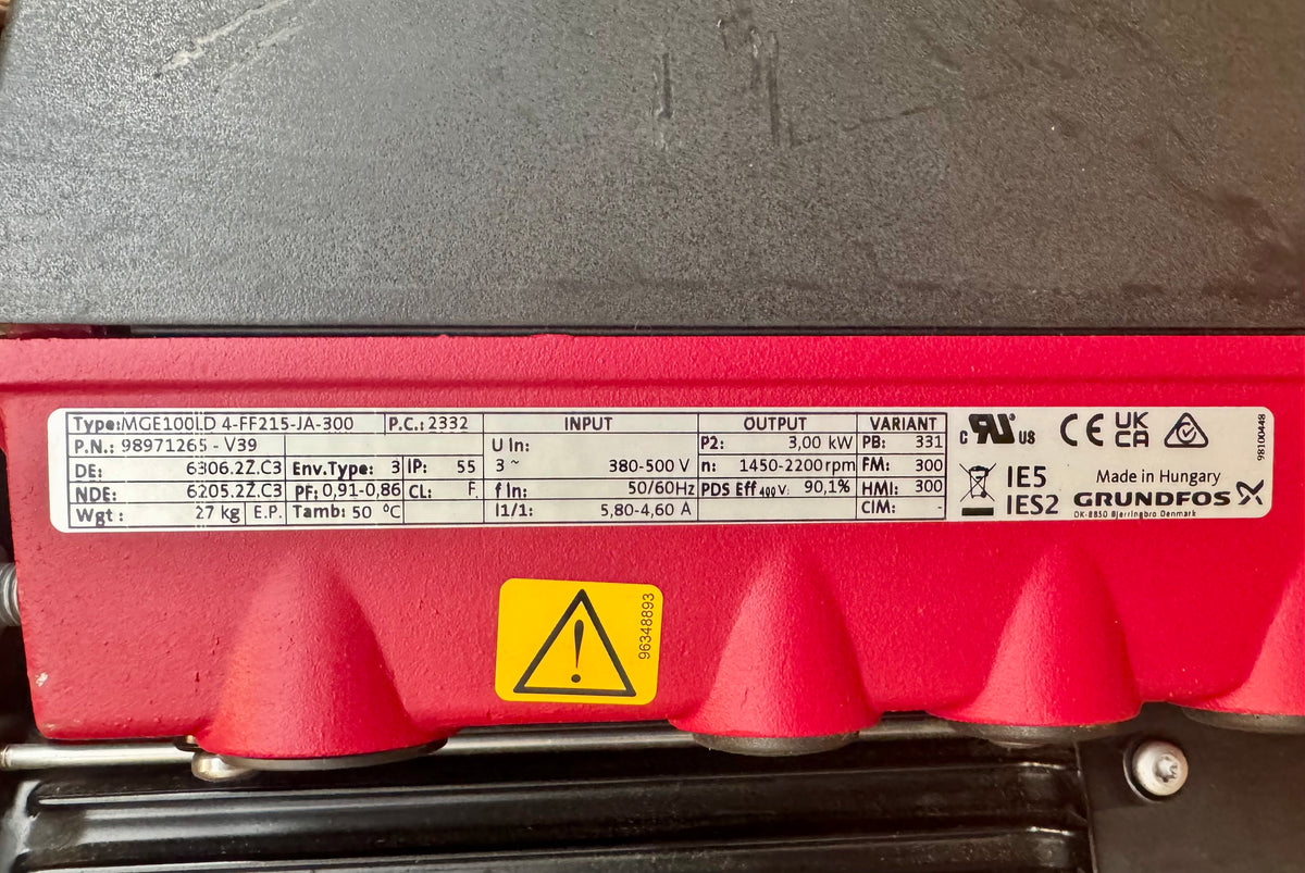 GRUNDFOS TPED 80-150/4 S A F A BQQE JWA Circulator Pump 415V 99132853 3kW #4808