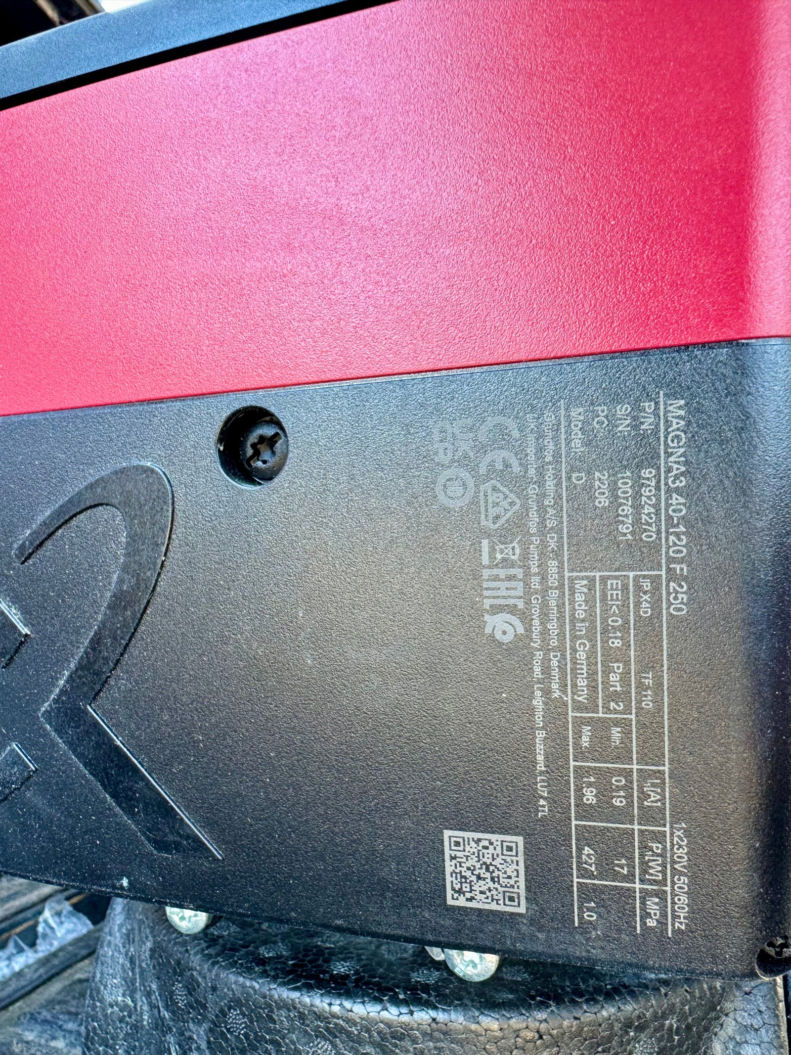 Grundfos Magna3 40-120 F Circulator Pump 230v 97924270 #4352