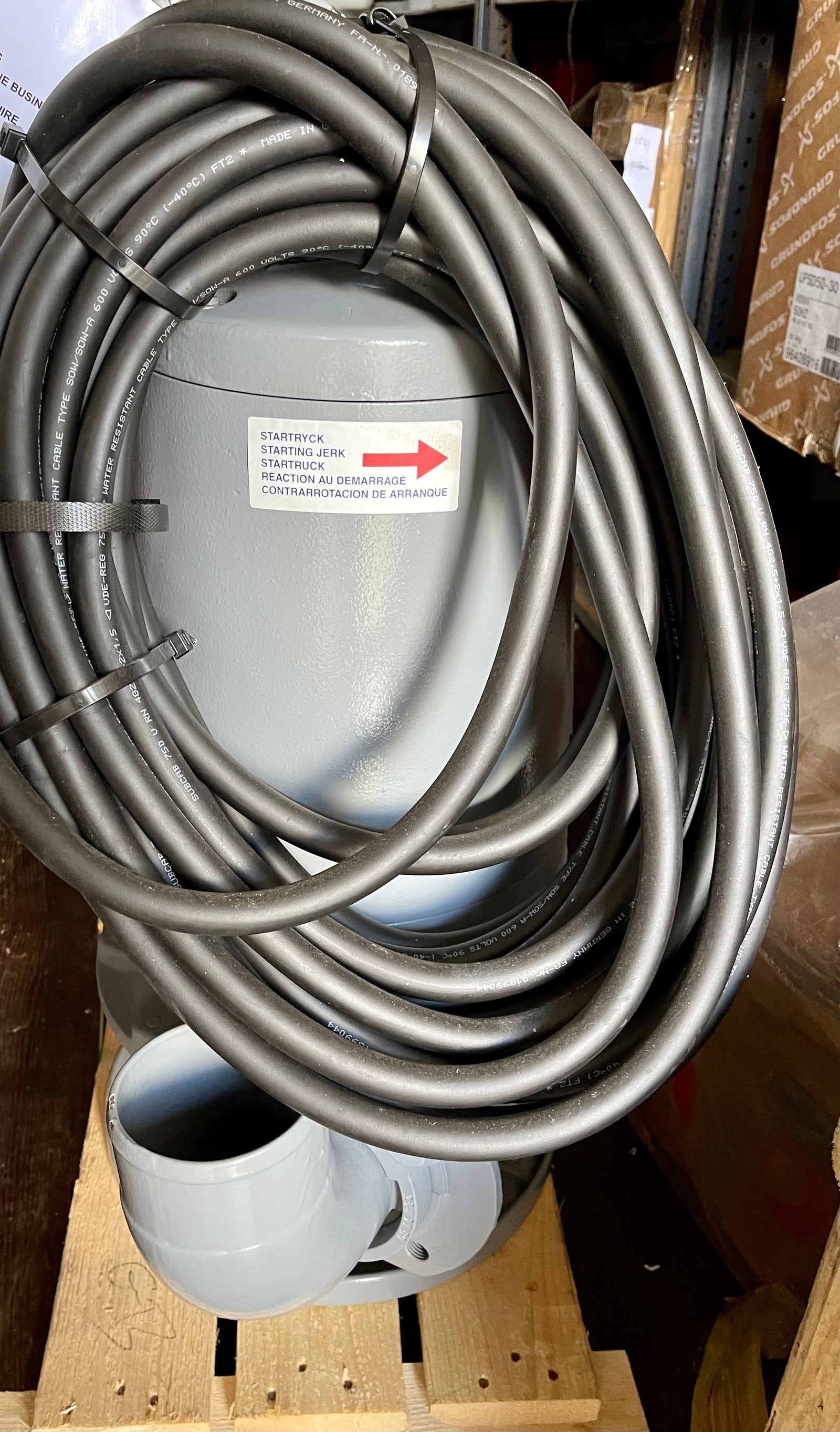 Flygt BIBO 3080.311 MT 4kW 431 400v submersible sludge pump #3446