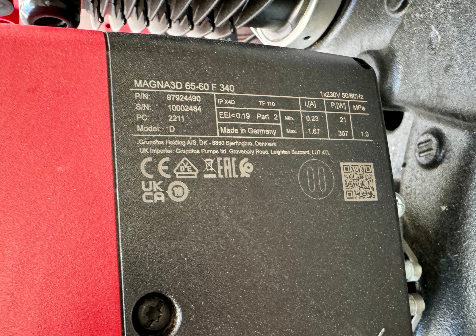 Grundfos Magna3D 65-60 F Flanged Pump Heating Circulator 240v 97924490 2022 #4407