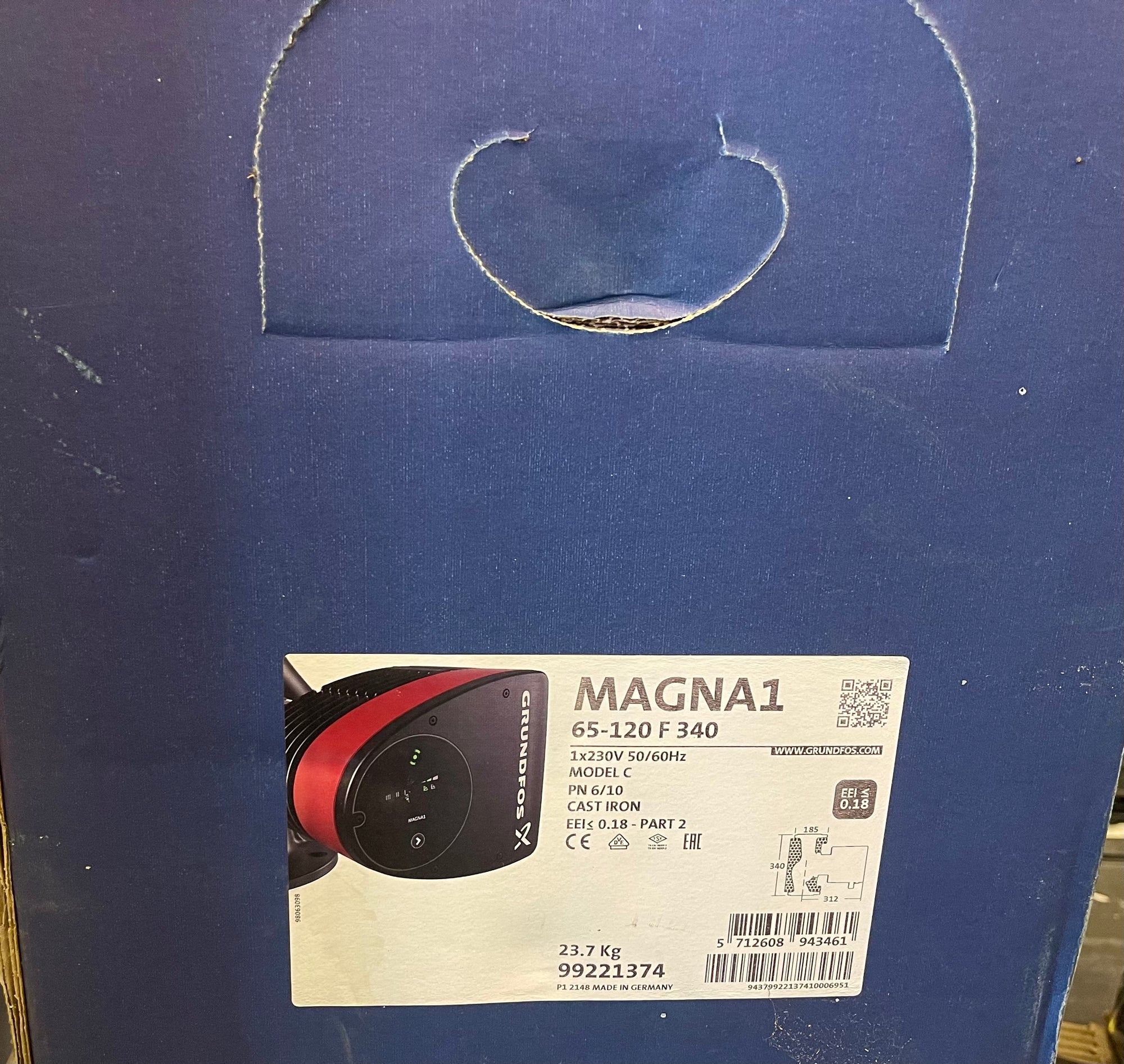 Grundfos Magna1 65-120 F 340 Circulator Pump 240V 99221374 #3493