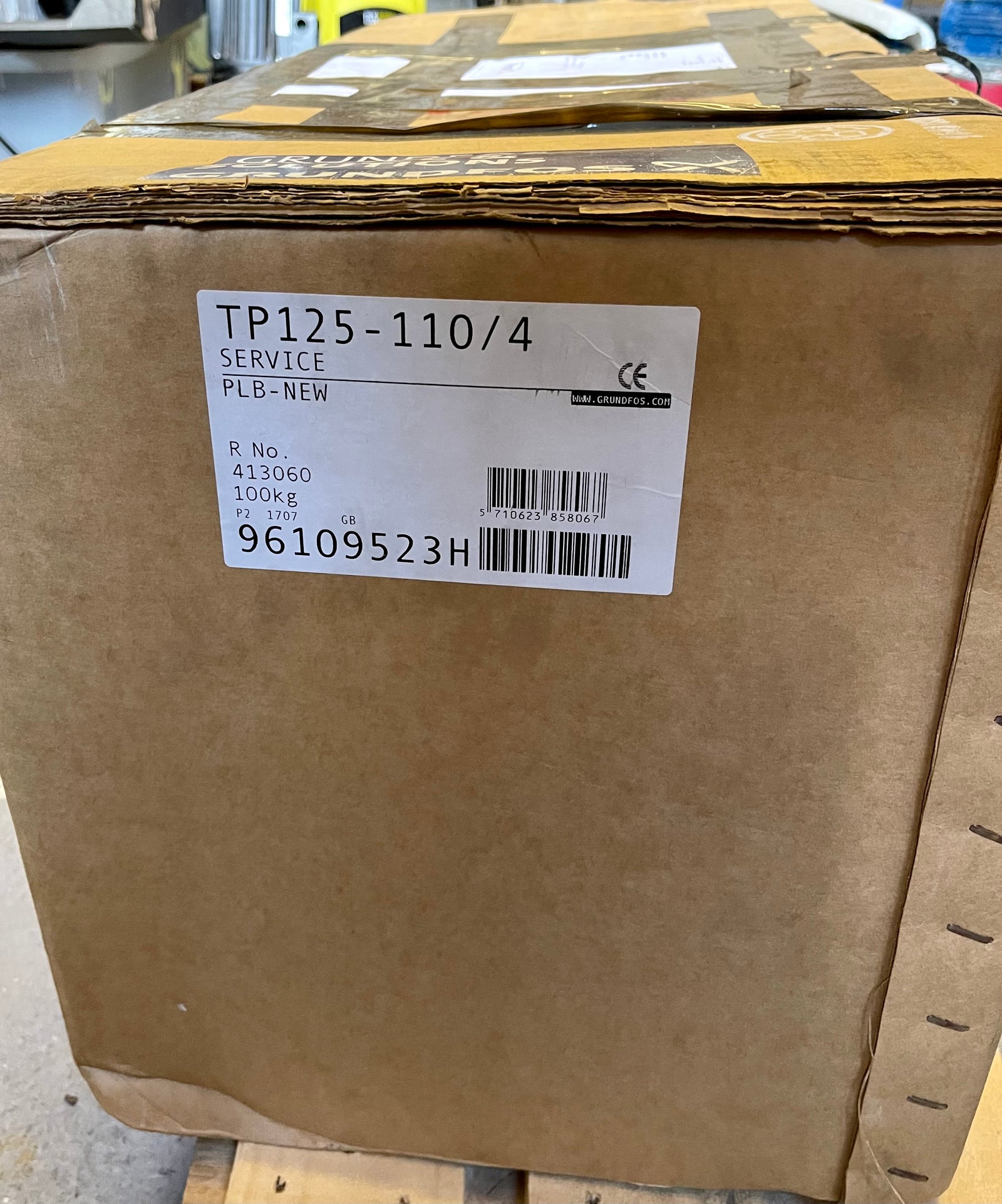 Grundfos TP 125-110/4 Circulator Pump Replacement Head 400V 96109523 #3496