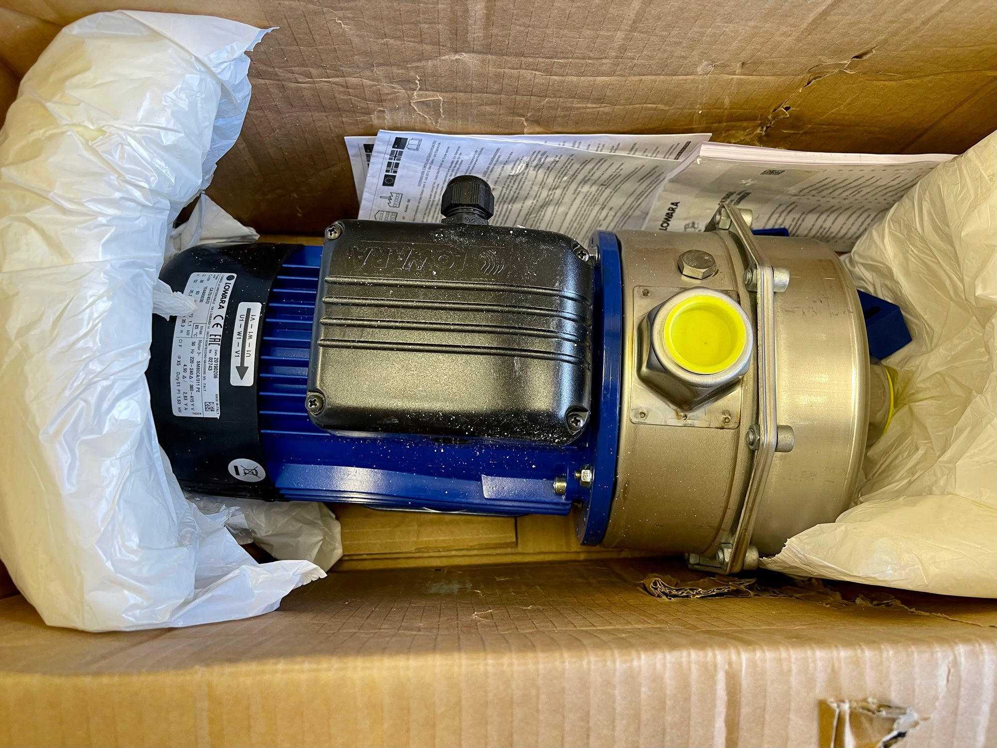 Lowara CA70/45/D 415v Horizontal End Suction Pump 104490030 1.1kW #3501 VAT