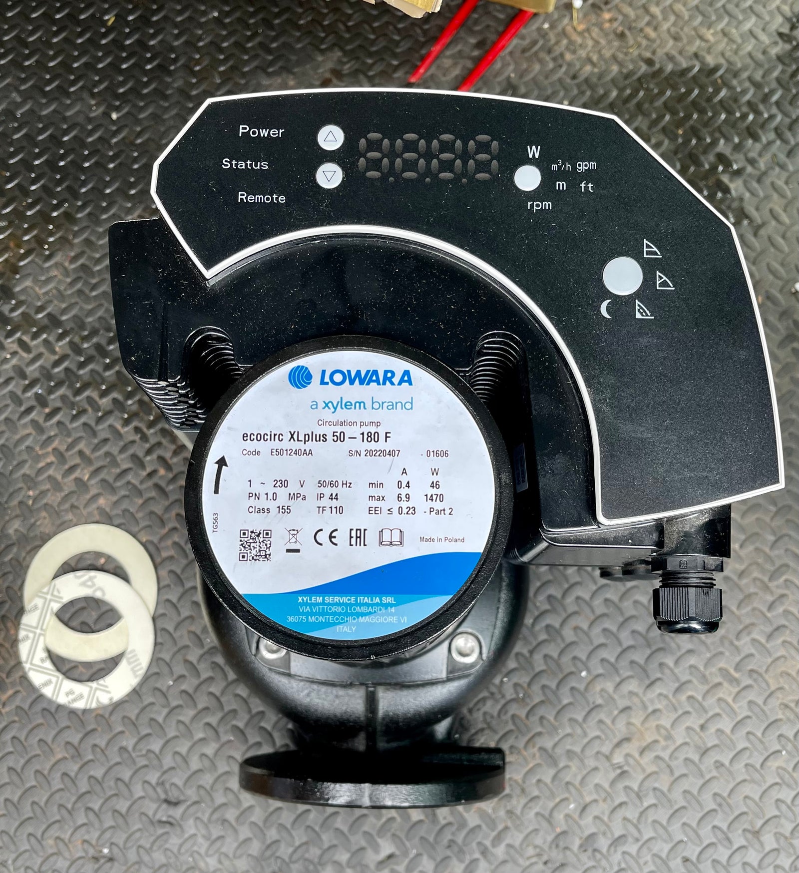 Lowara Ecocirc XLplus 50-180 F 240v Circulator Pump E501240AA #3502